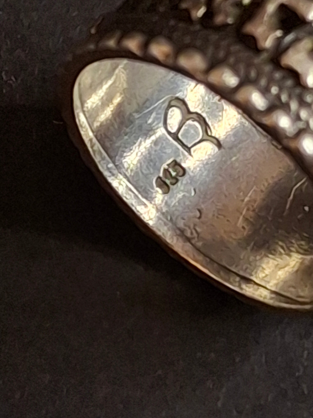 Vintage Sterling Silver Hebrew Ring Ani L’Dodi Size 6.5 Judaica