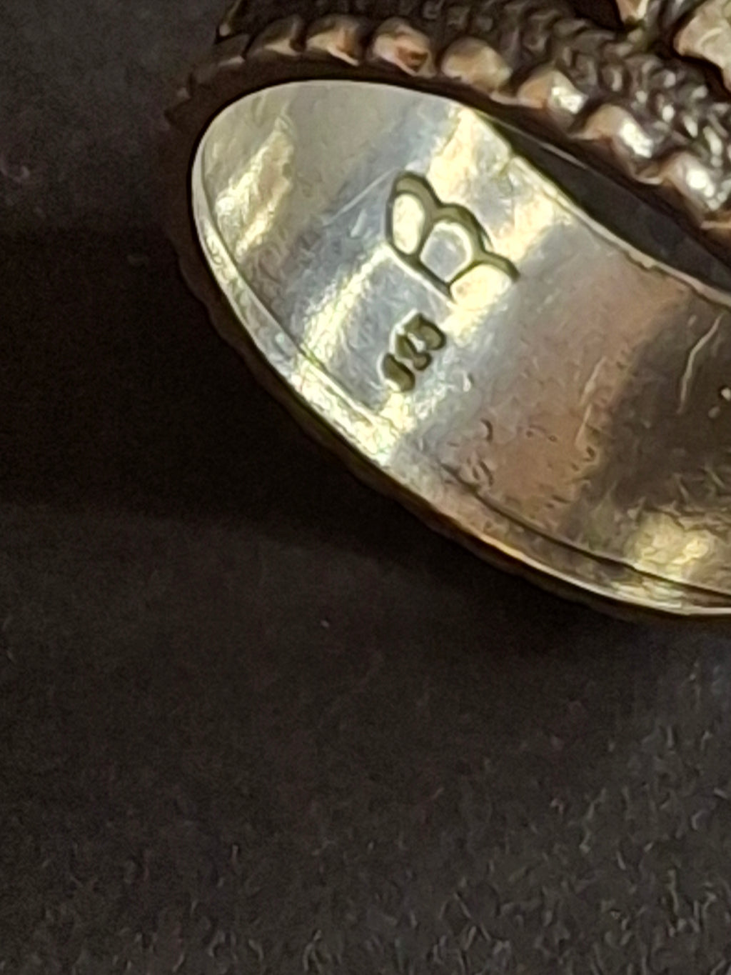 Vintage Sterling Silver Hebrew Ring Ani L’Dodi Size 6.5 Judaica