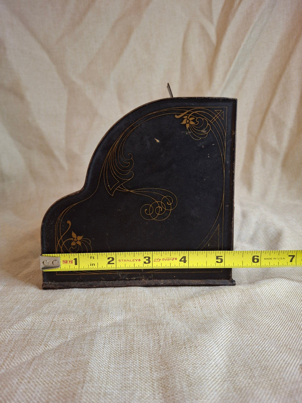 Antique 1905 Universal 3-Coin Registering Bank Chas W Shonk Chicago Tin Litho