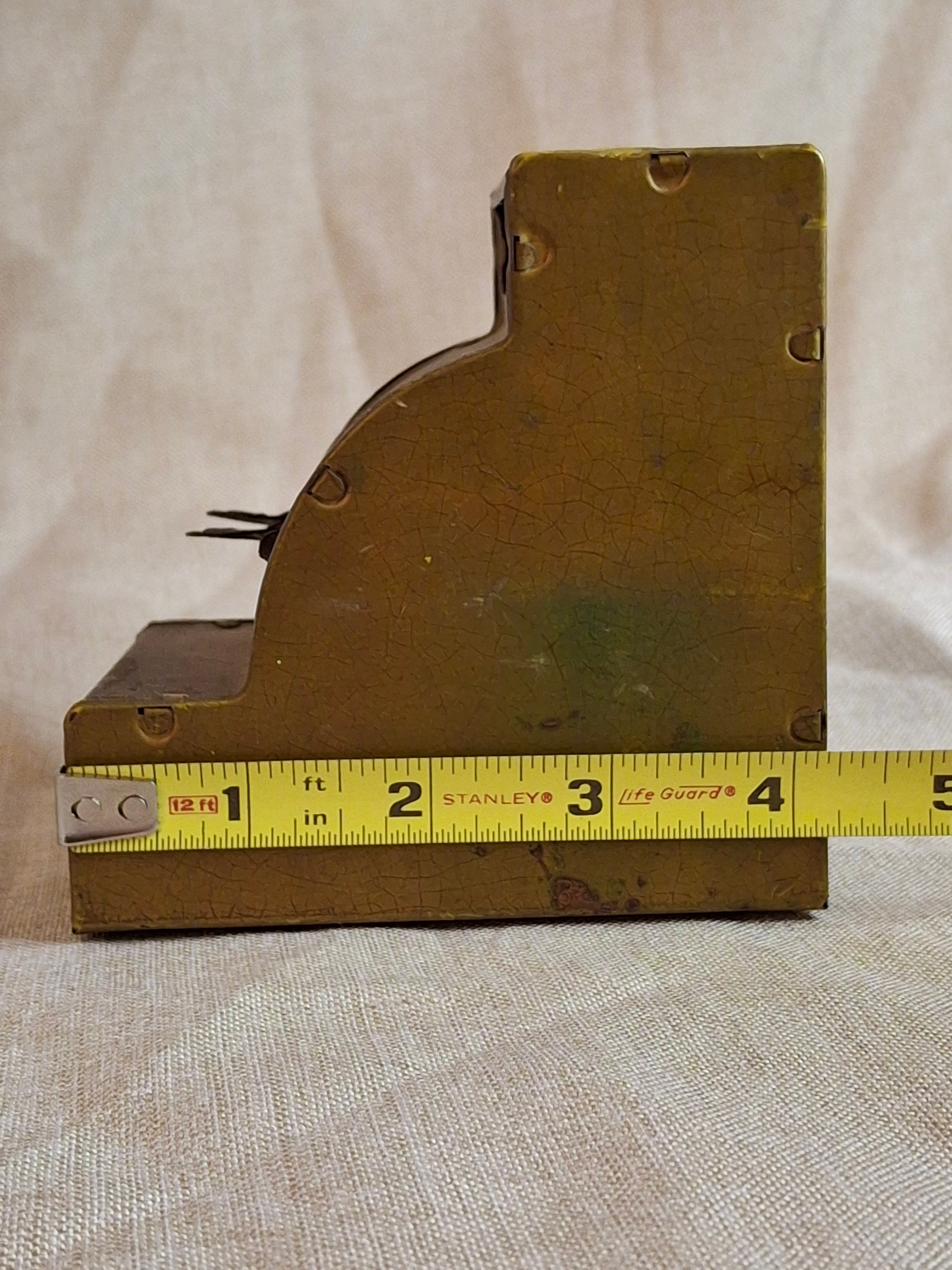 Vintage J. Chein "Happy Days" Tin Litho Cash Register Bank - 1930s Working Toy