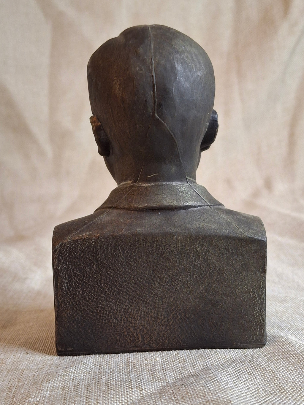Antique Kenton Toys FDR Franklin Roosevelt Cast Iron "New Deal" Bust Still Bank c. 1935