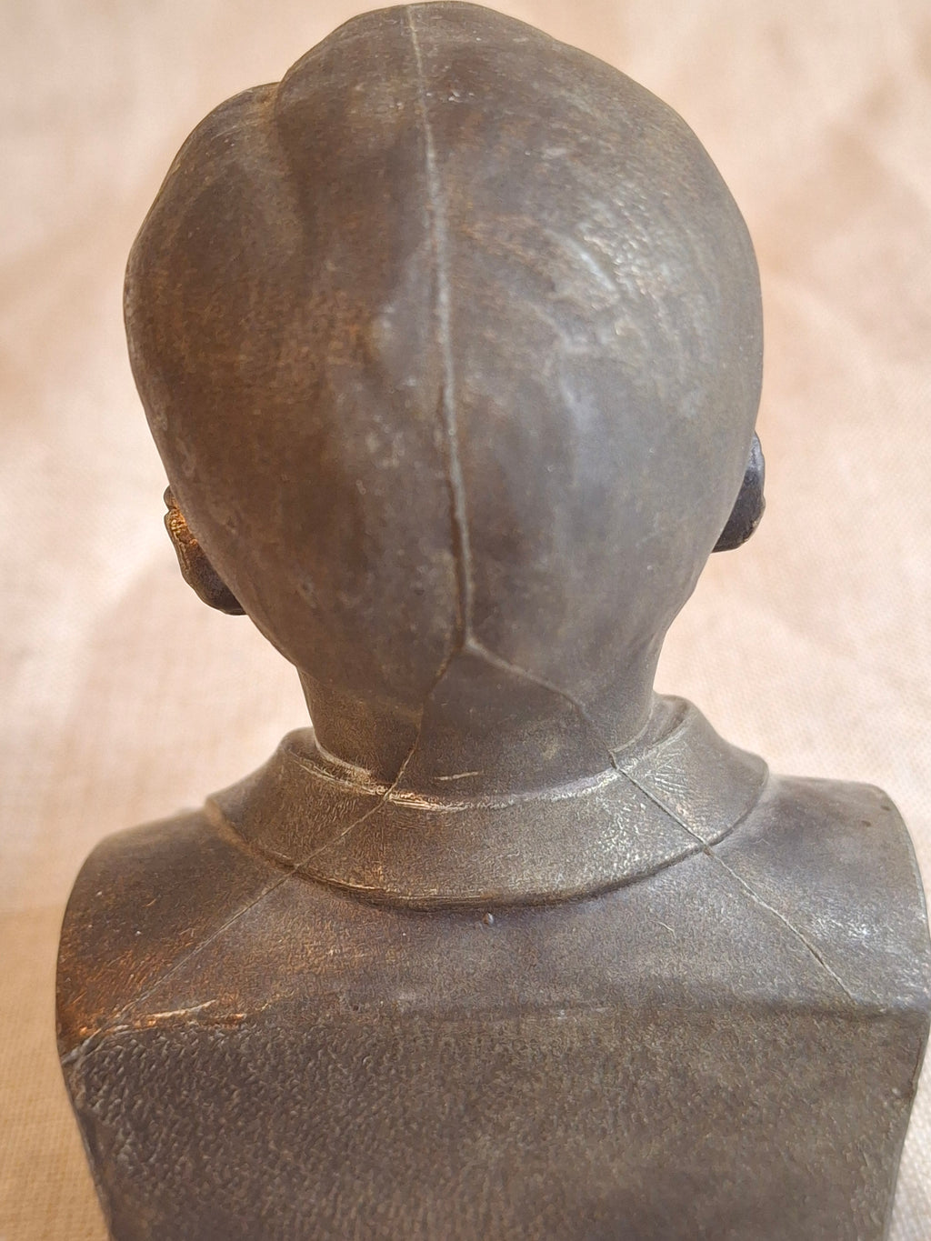 Antique Kenton Toys FDR Franklin Roosevelt Cast Iron "New Deal" Bust Still Bank c. 1935