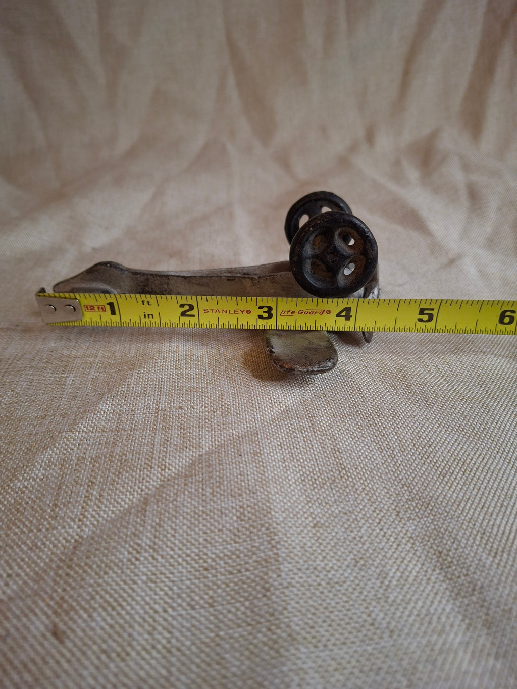 Rare Antique Hubley Cast Iron "Lindy" Airplane - Embossed Star Wing Variant - c. 1930s