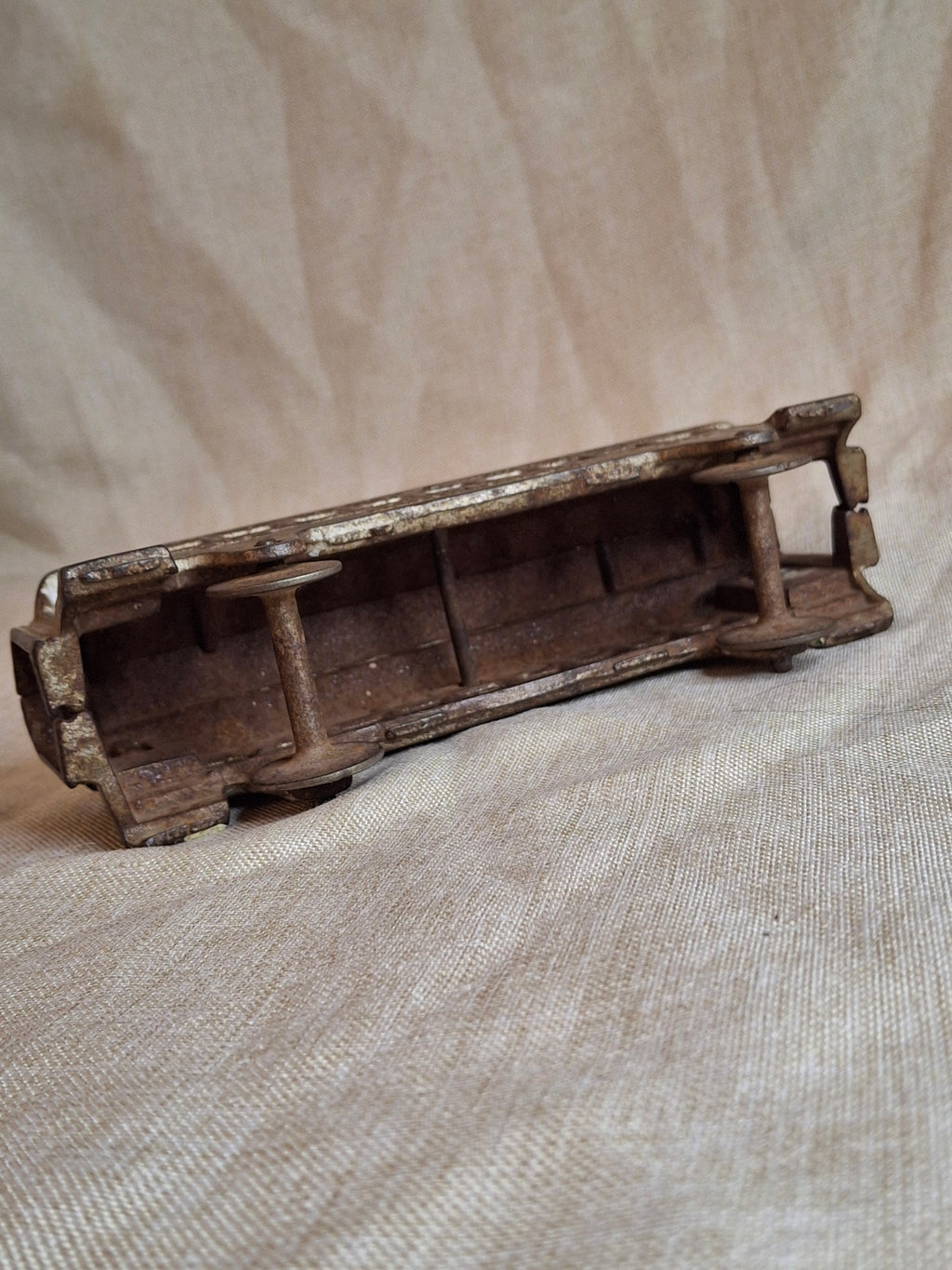 Antique Hubley Cast Iron Railroad Car No. 333 "Normandie" Pennsylvania RR Co.