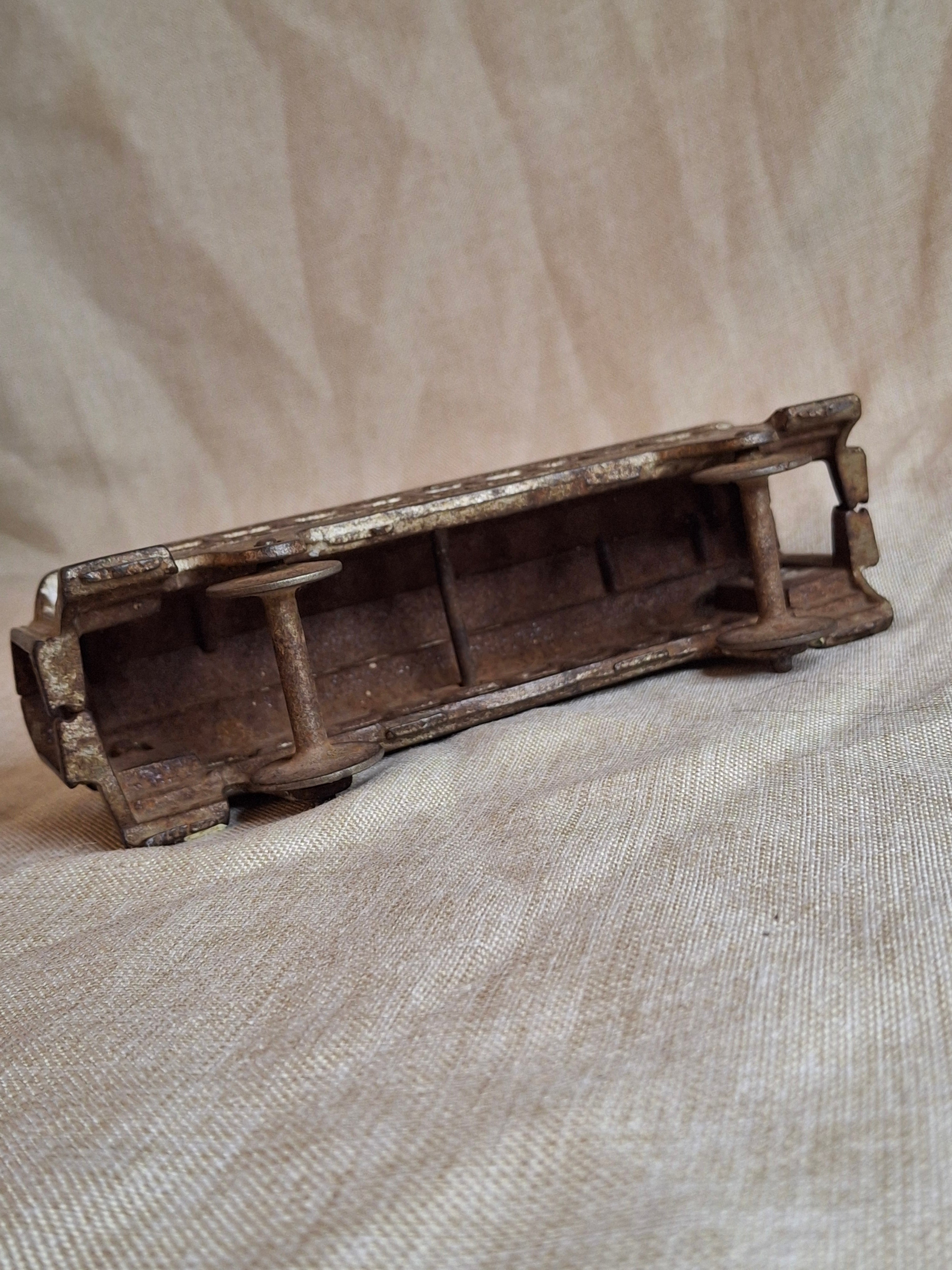 Antique Hubley Cast Iron Railroad Car No. 333 "Normandie" Pennsylvania RR Co.
