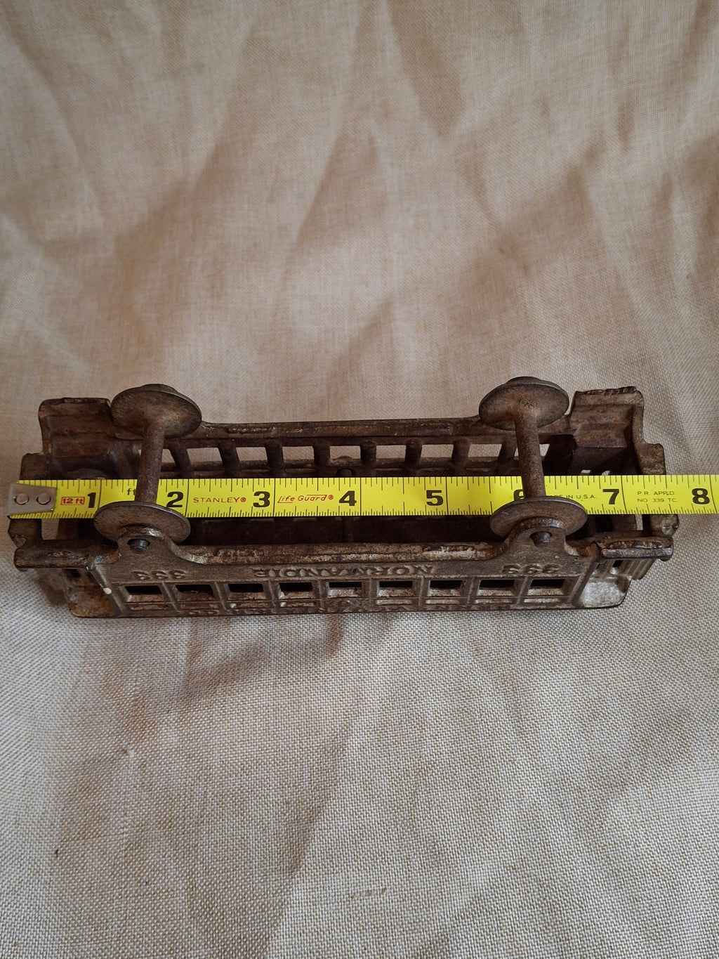 Antique Hubley Cast Iron Railroad Car No. 333 "Normandie" Pennsylvania RR Co.