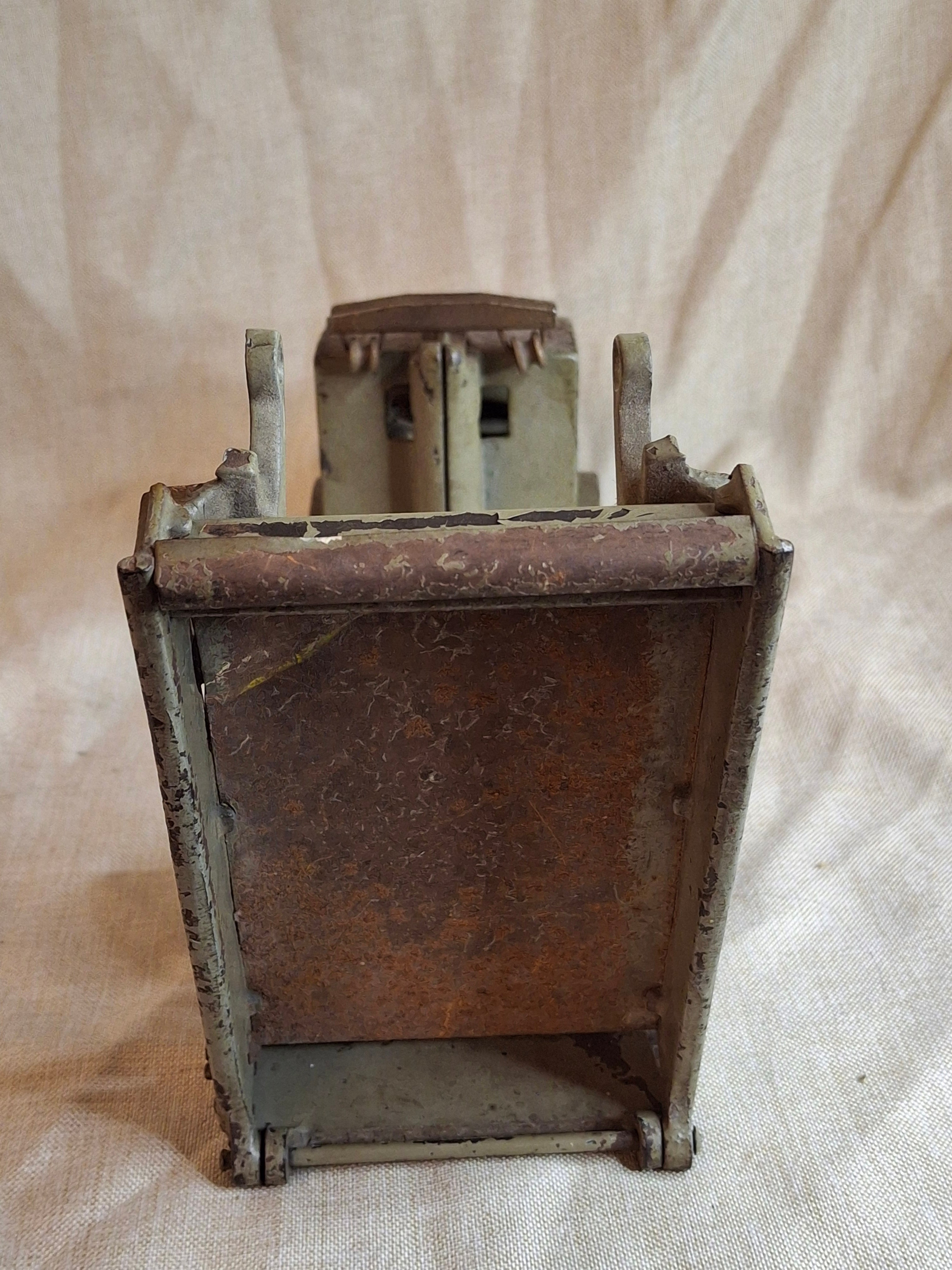Antique ARCADE Cast Iron MACK AC Dump Truck Large 11.5" Original Paint & Driver c. 1925