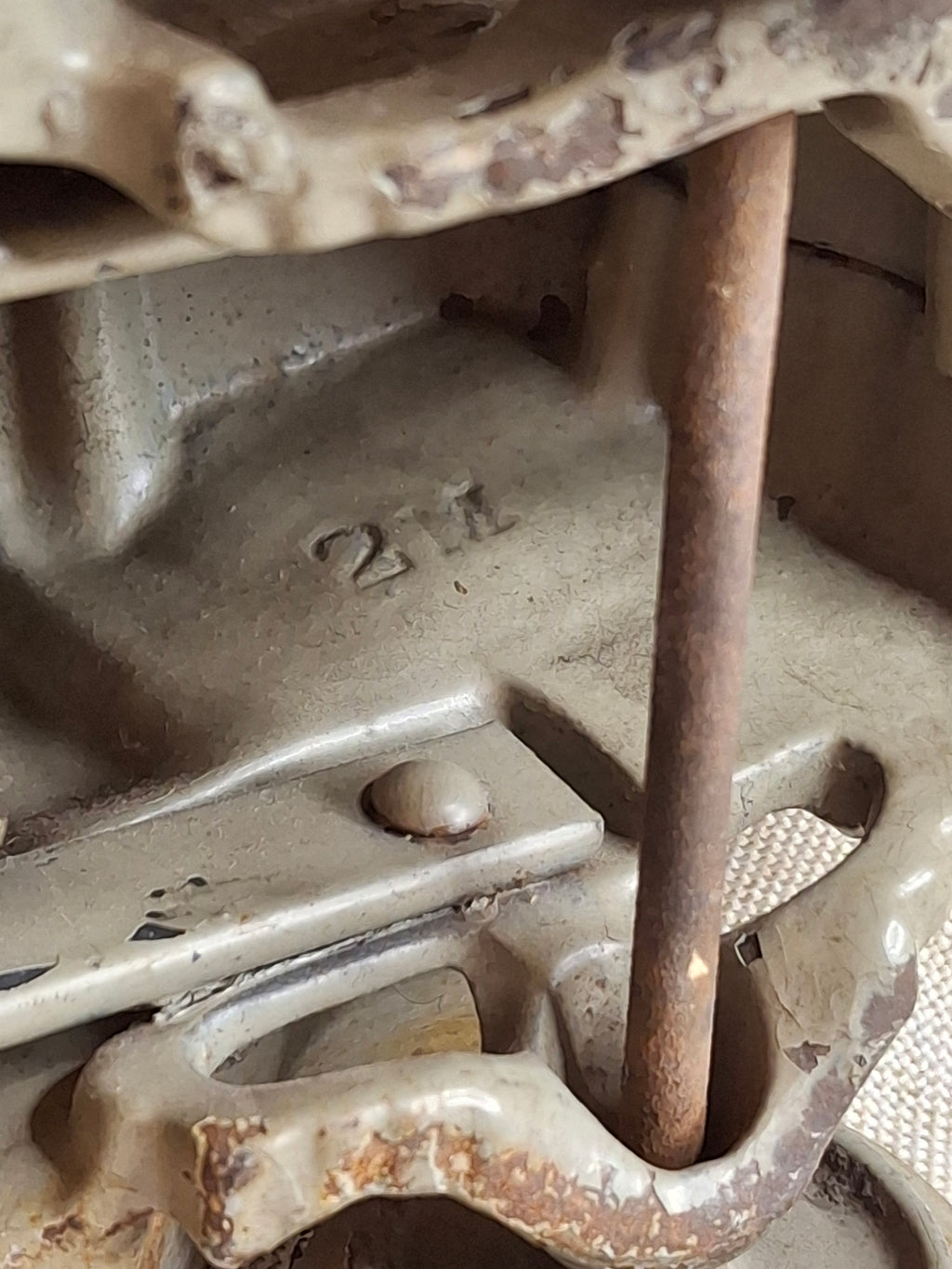 Antique ARCADE Cast Iron MACK AC Dump Truck Large 11.5" Original Paint & Driver c. 1925