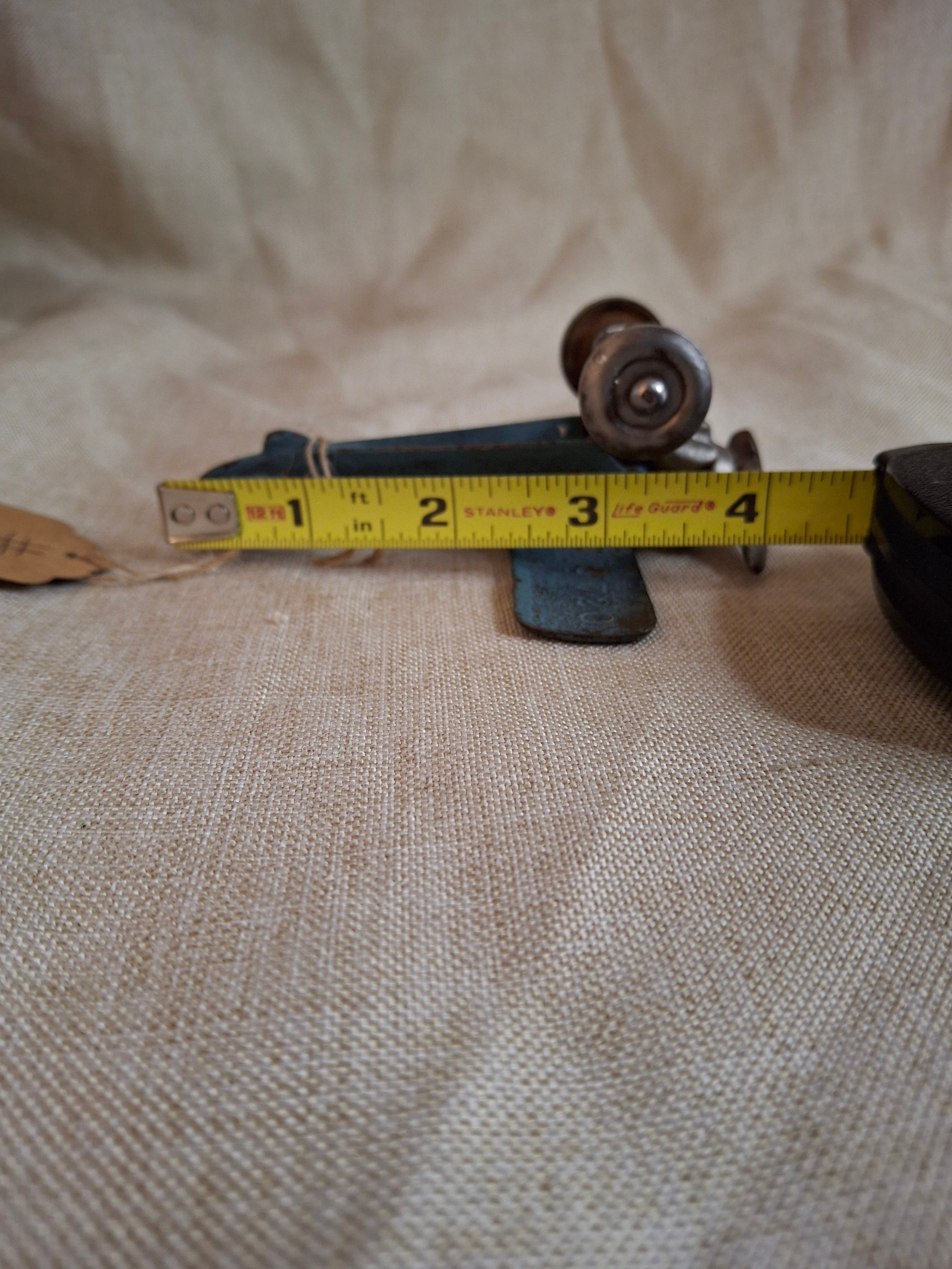 Antique Hubley Lindy Cast Iron Plane 1720 C2 Spirit of St. Louis Toy 1920s Blue