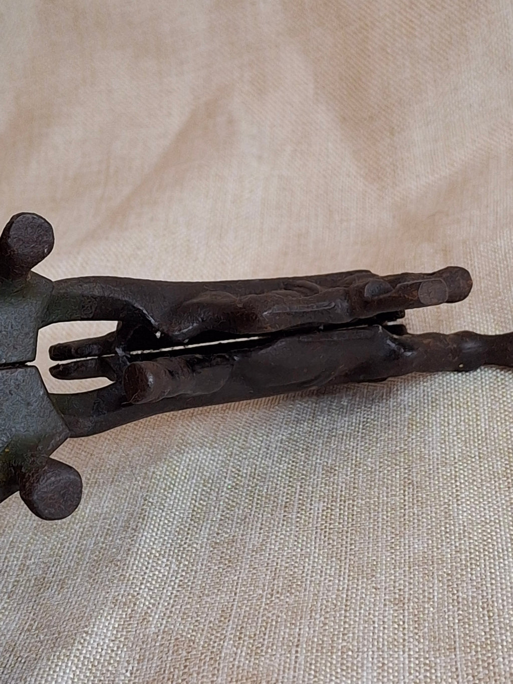 Antique Cast Iron Hansom Cab Horse Drawn Carriage Toy - Original Paint - Hubley