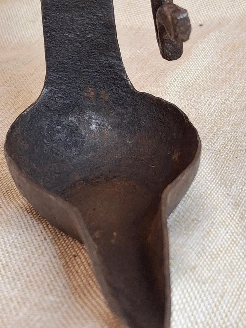 18th Century Wrought Iron Double Crusie Phoebe Lamp - Early American Primitive Lighting