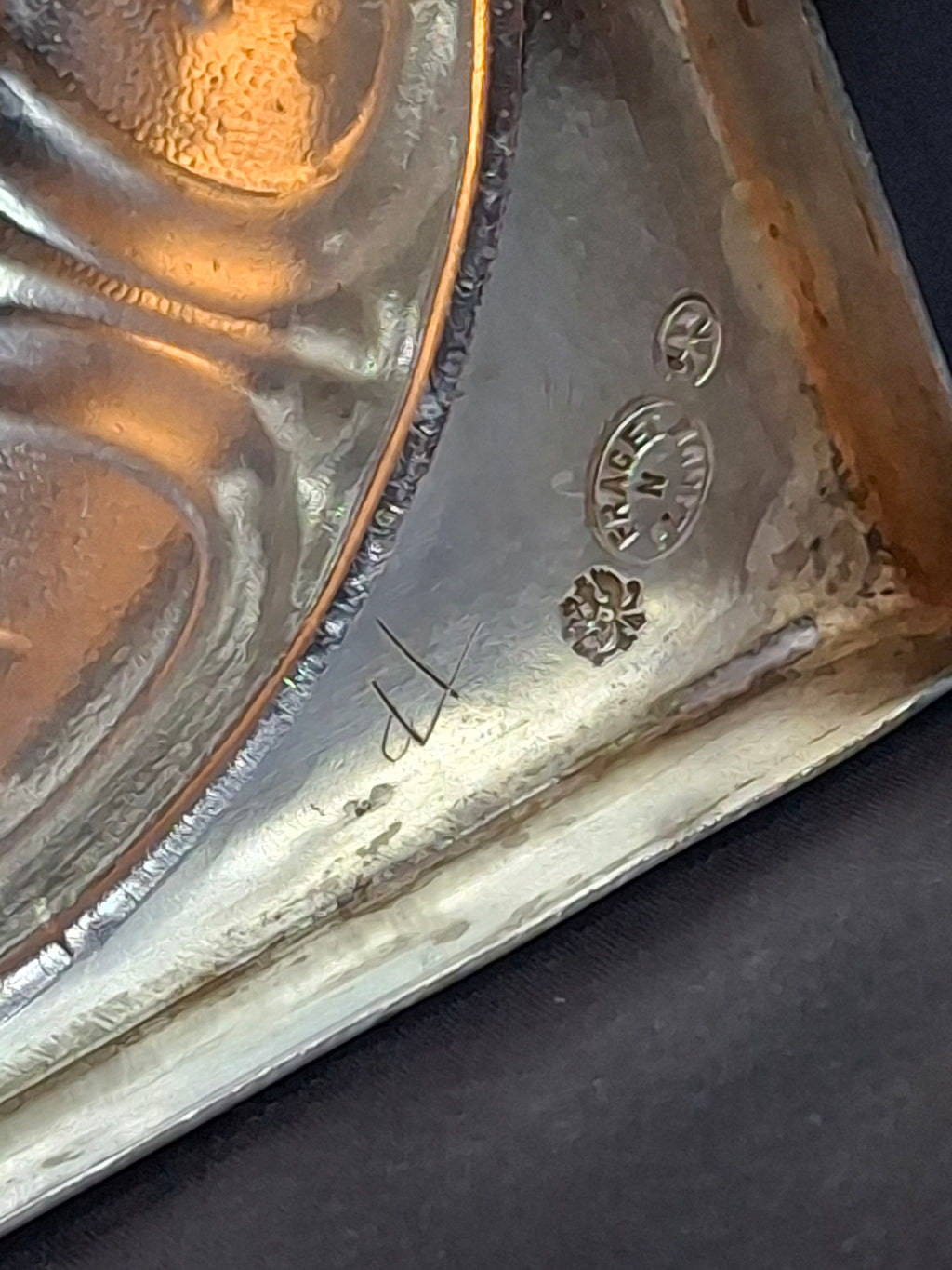 Antique Fraget Warsaw Shabbat Candlesticks Pair No. 4214 Polish Silver Plate 11"