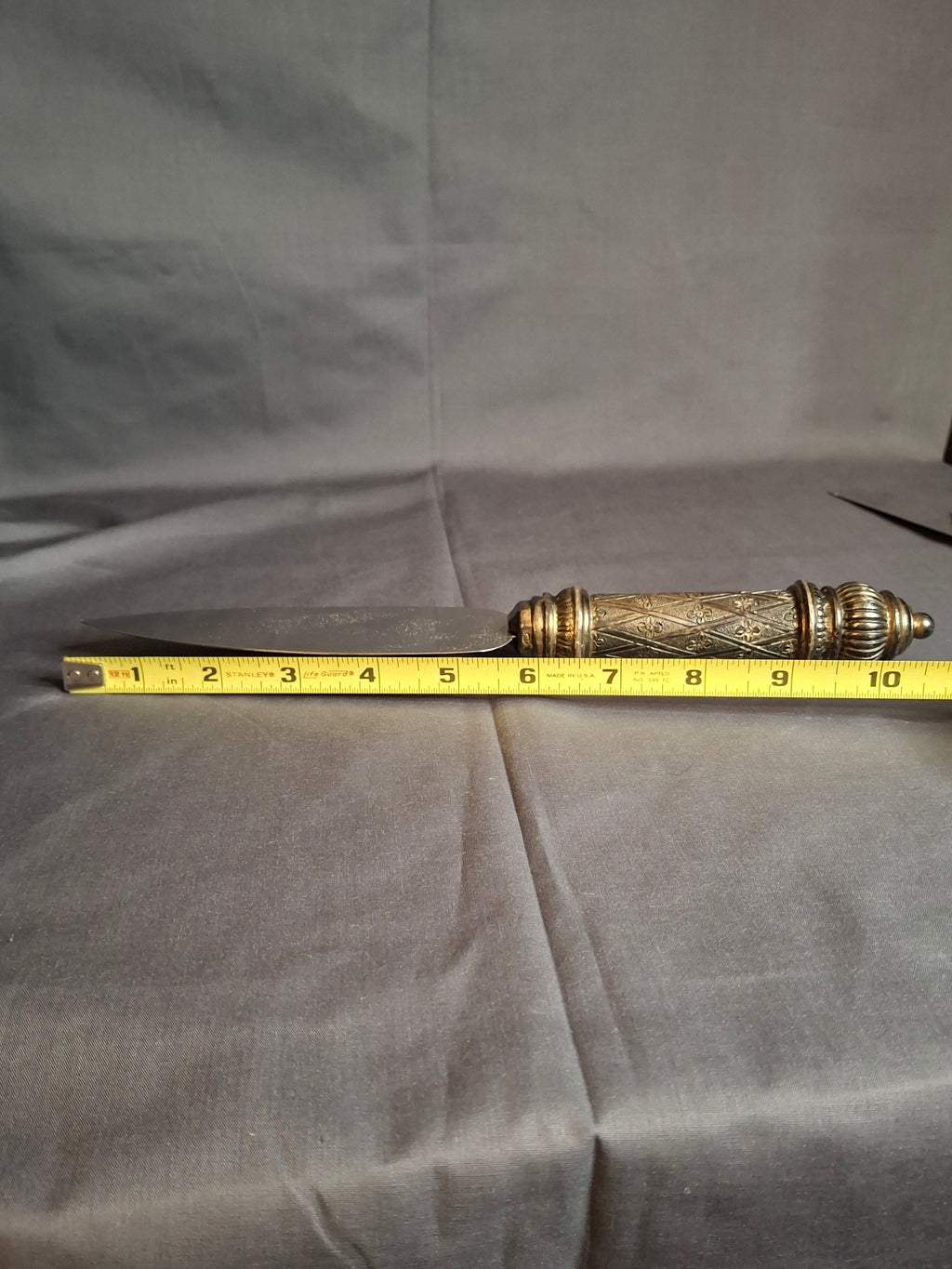 Vintage Sterling Silver 925 Challah Knife & Cake Server Set Sheffield Blade Judaica