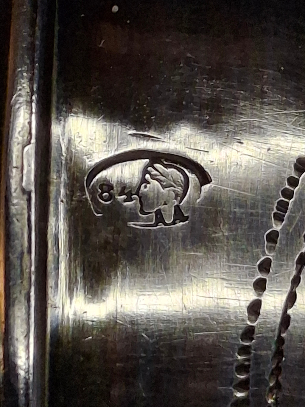 Antique Russian 84 Silver Kiddush Cup Moscow 1908-1917 Petr Skripnikov Engraved