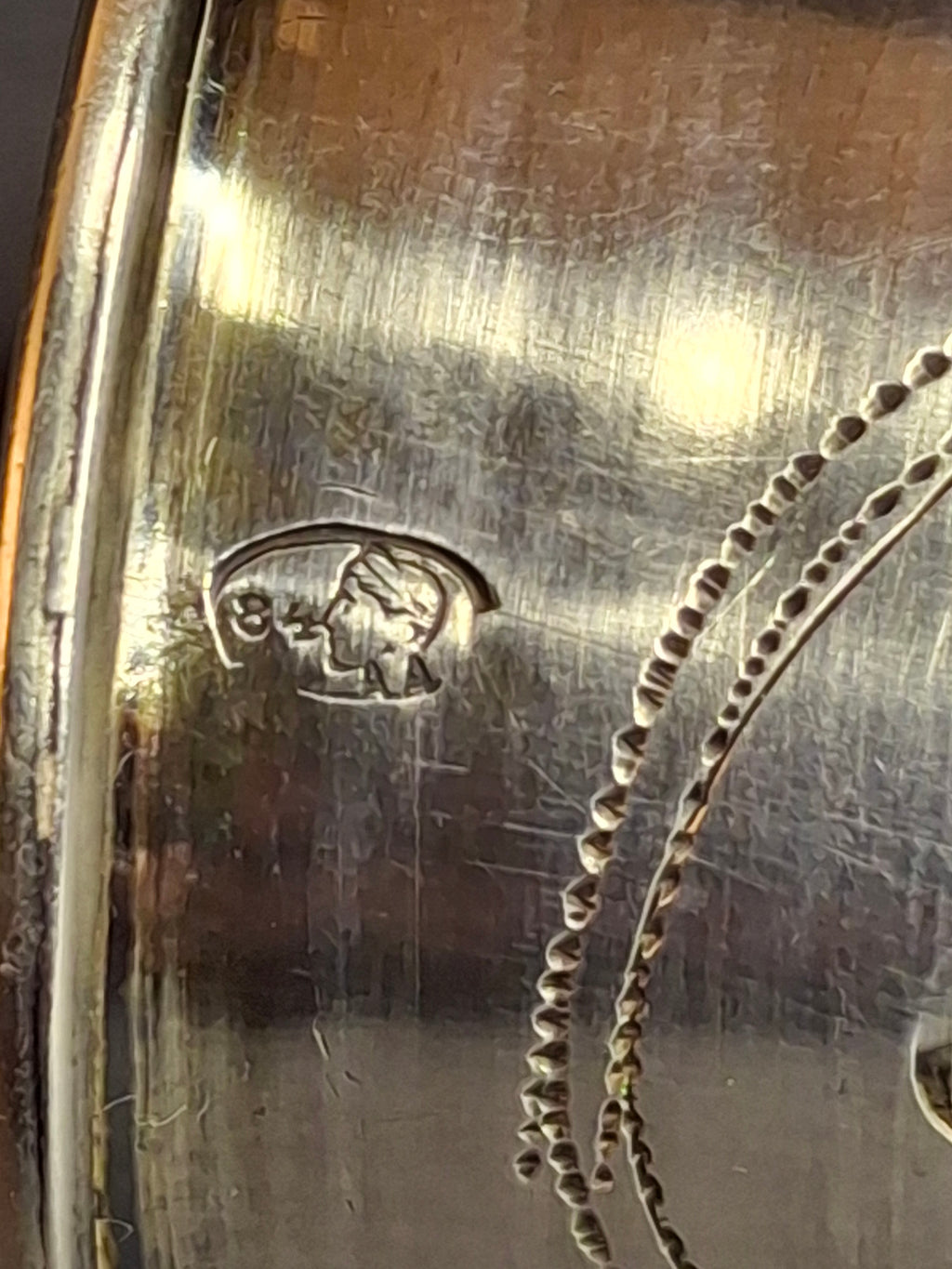 Antique Russian 84 Silver Kiddush Cup Moscow 1908-1917 Petr Skripnikov Engraved