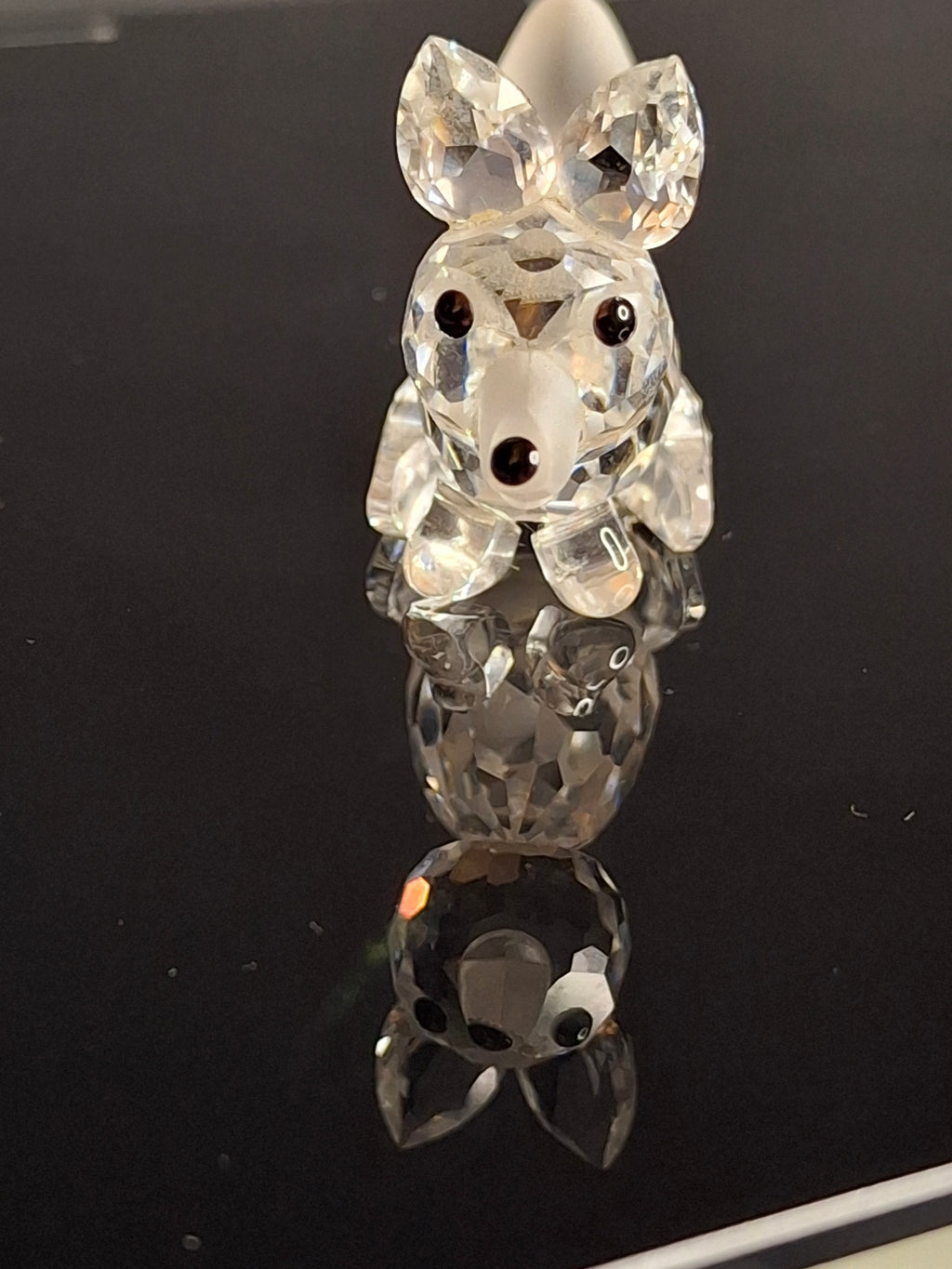 Swarovski Crystal Fox Figurine Small Frosted Tail 010014 Woodland Friends Signed