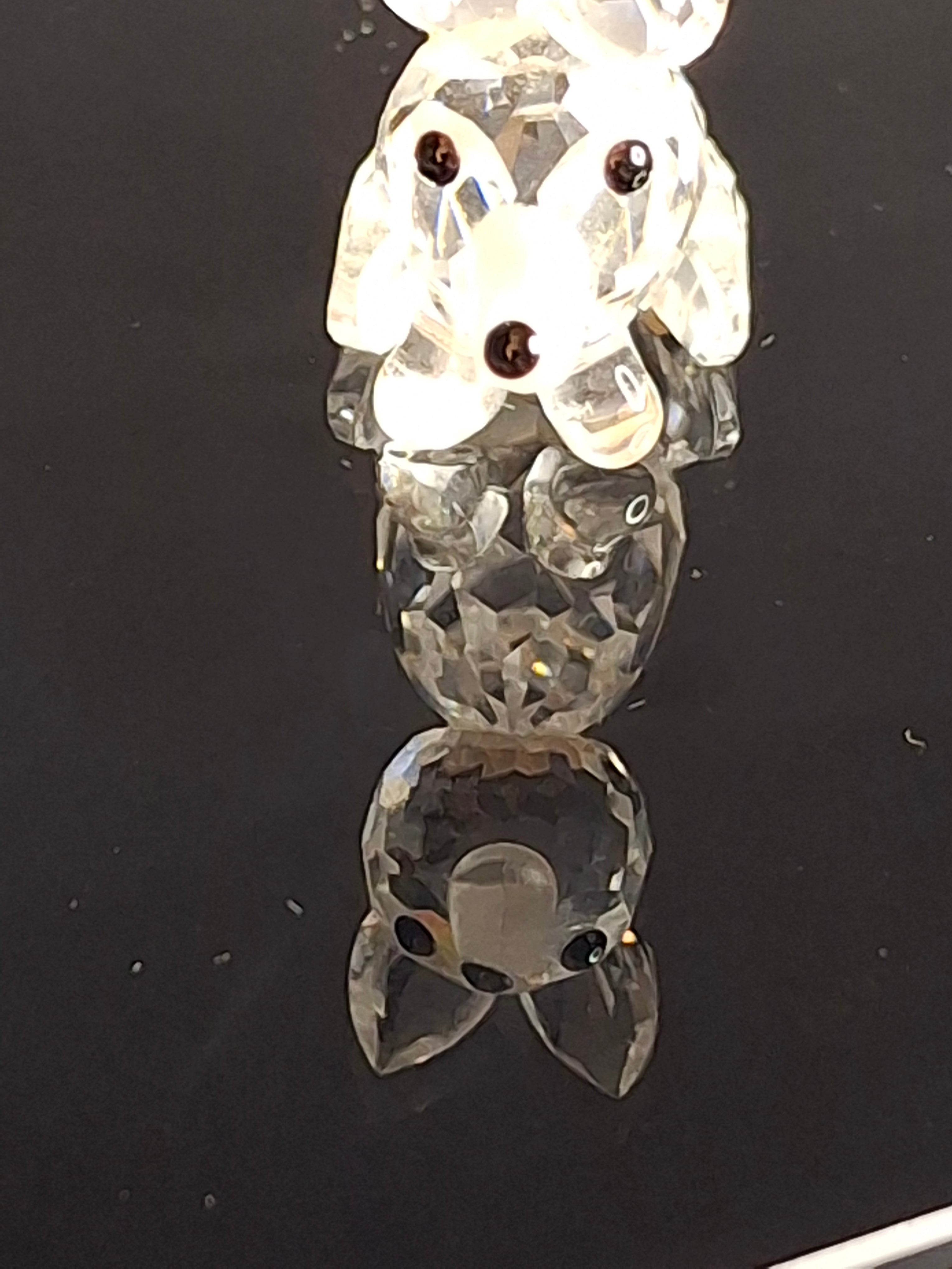 Swarovski Crystal Fox Figurine Small Frosted Tail 010014 Woodland Friends Signed