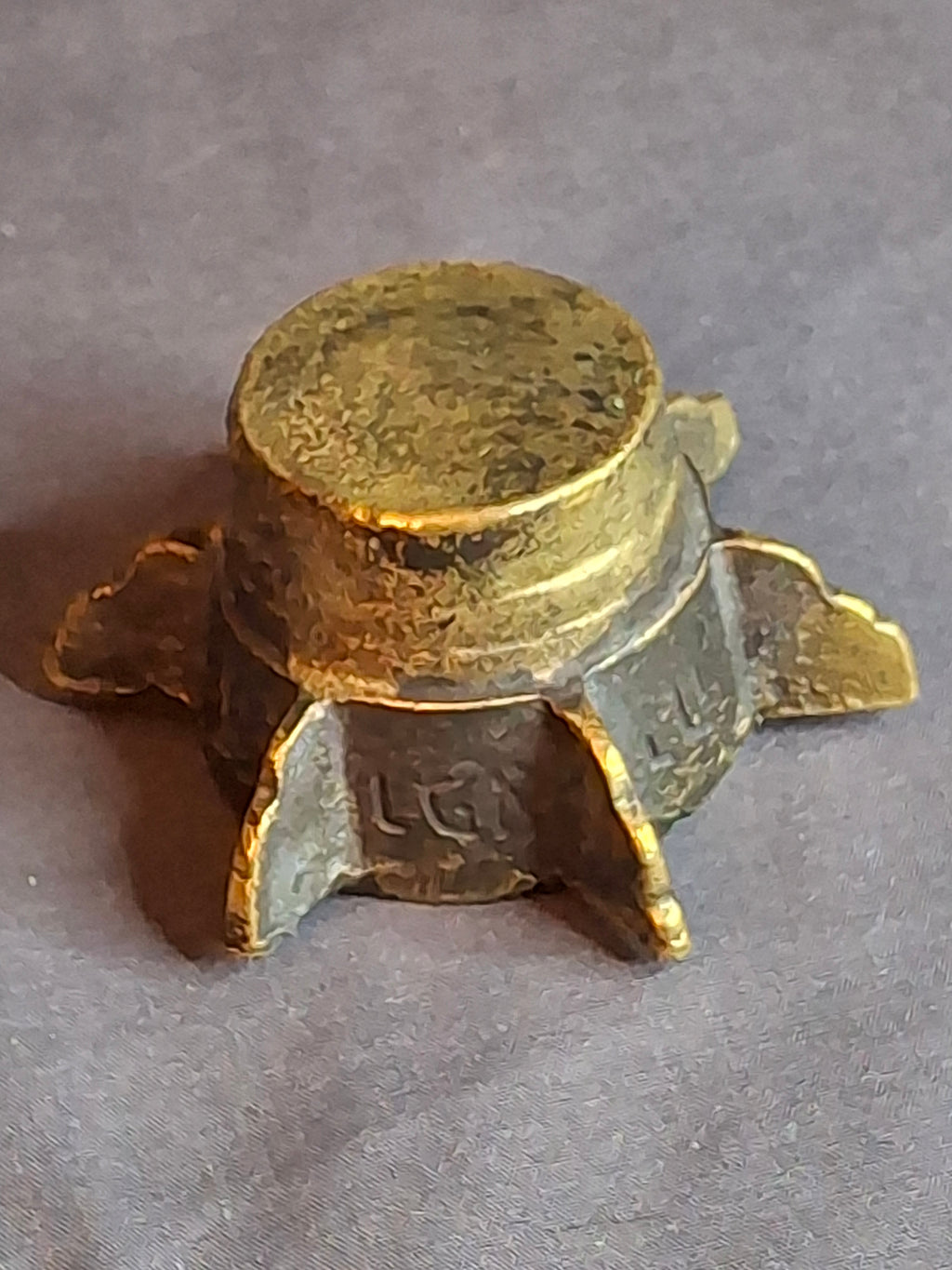 Museum-Grade Kabbalistic Assemblage: 18thC Inscribed Healing Mortar, AGLA Amulet Tray & Travel Shabbat Candlesticks