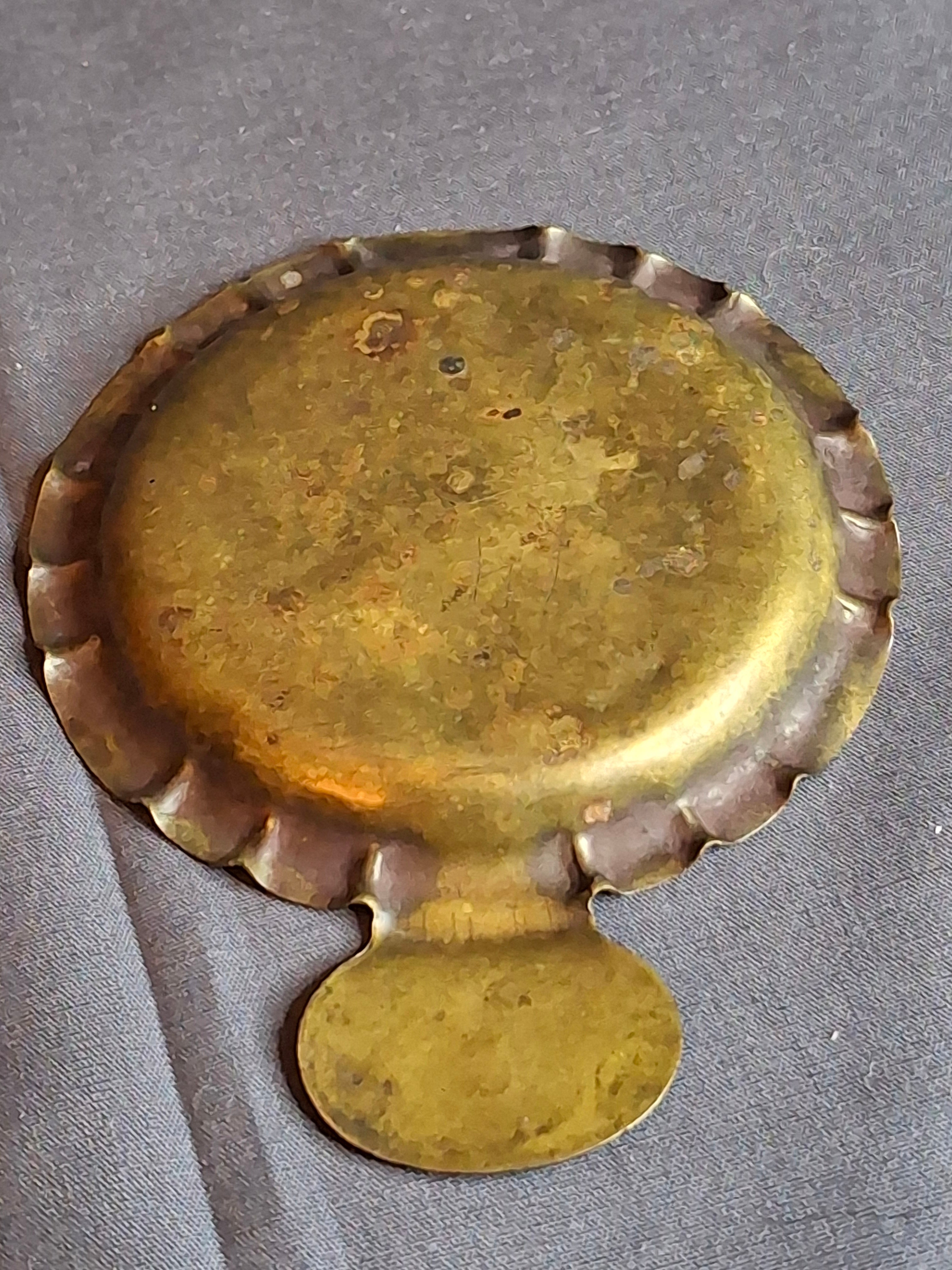 Museum-Grade Kabbalistic Assemblage: 18thC Inscribed Healing Mortar, AGLA Amulet Tray & Travel Shabbat Candlesticks