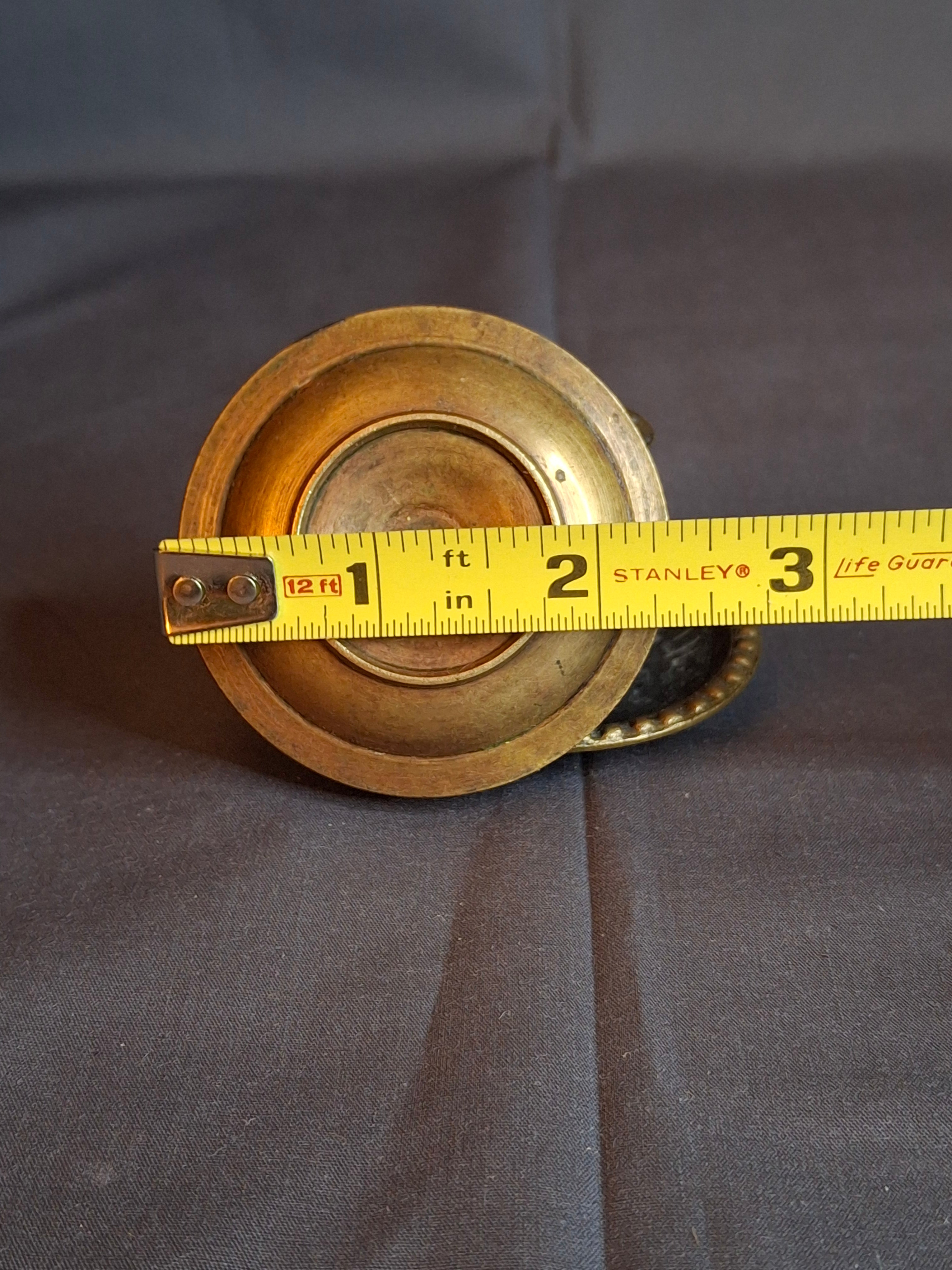 Museum-Grade Kabbalistic Assemblage: 18thC Inscribed Healing Mortar, AGLA Amulet Tray & Travel Shabbat Candlesticks