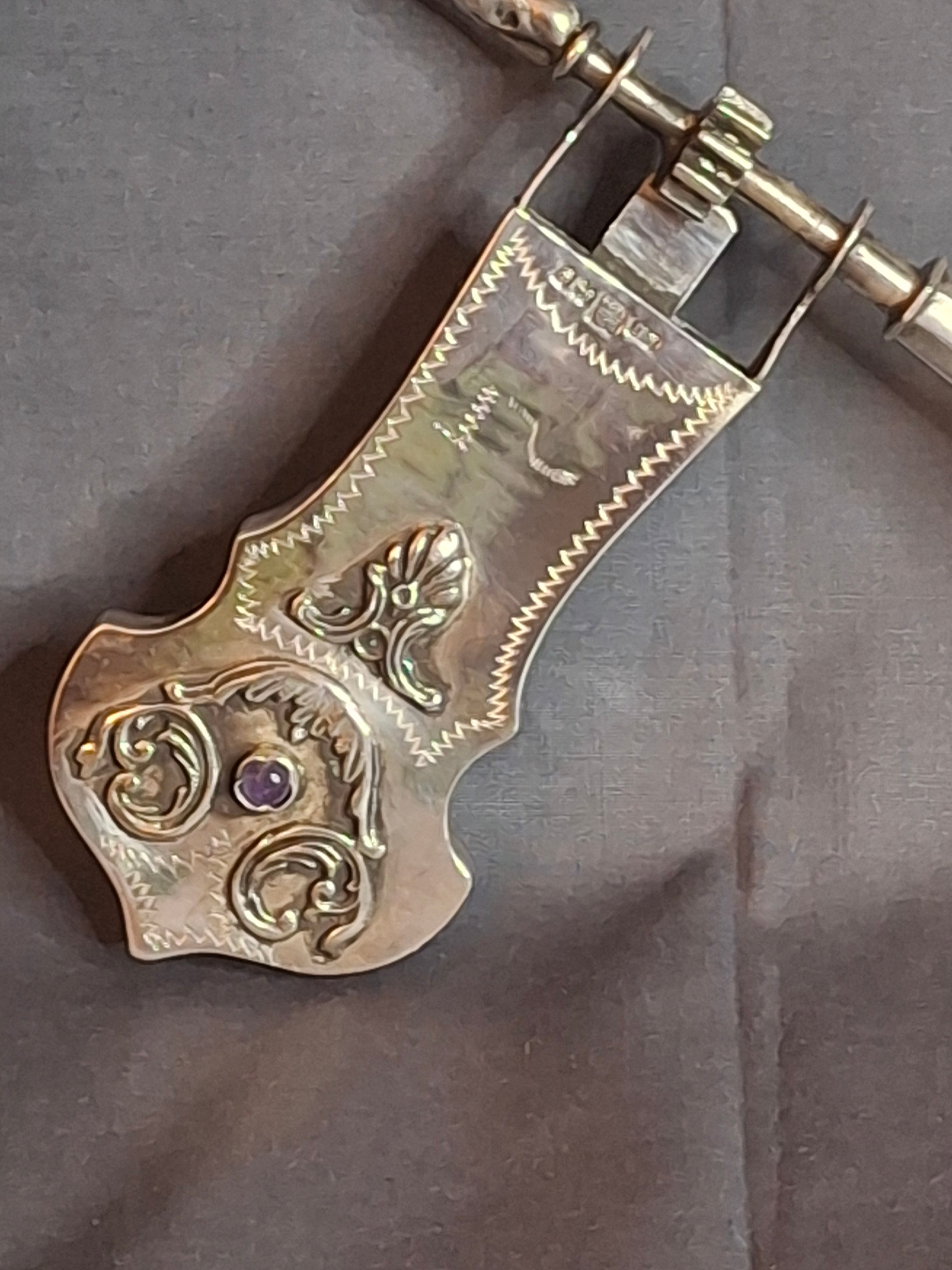 Important Antique 1894 Russian 84 Silver Purim Grogger Gragger Noise Maker Moscow Judaica