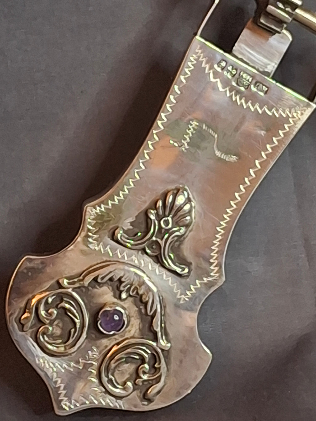 Important Antique 1894 Russian 84 Silver Purim Grogger Gragger Noise Maker Moscow Judaica