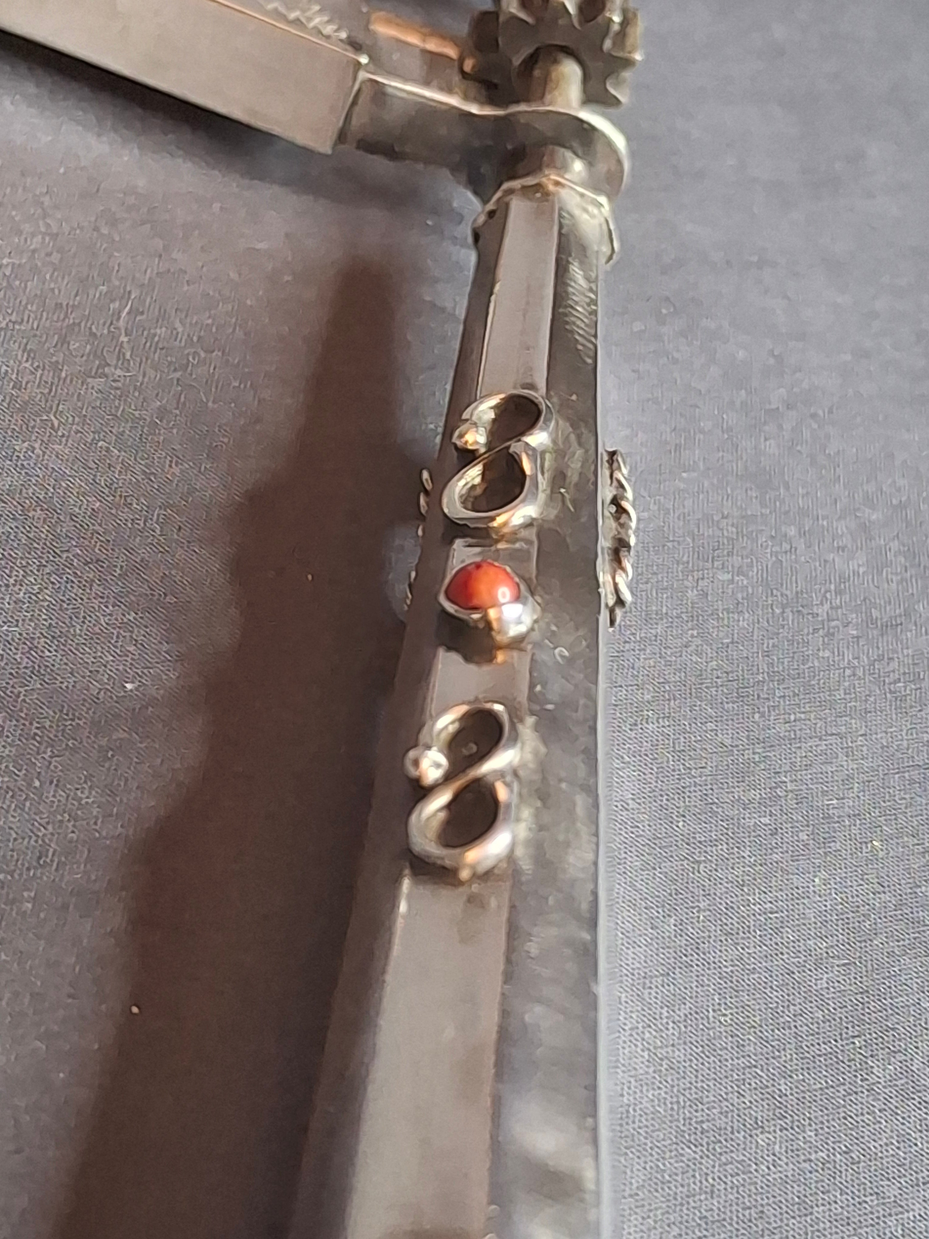 Important Antique 1894 Russian 84 Silver Purim Grogger Gragger Noise Maker Moscow Judaica