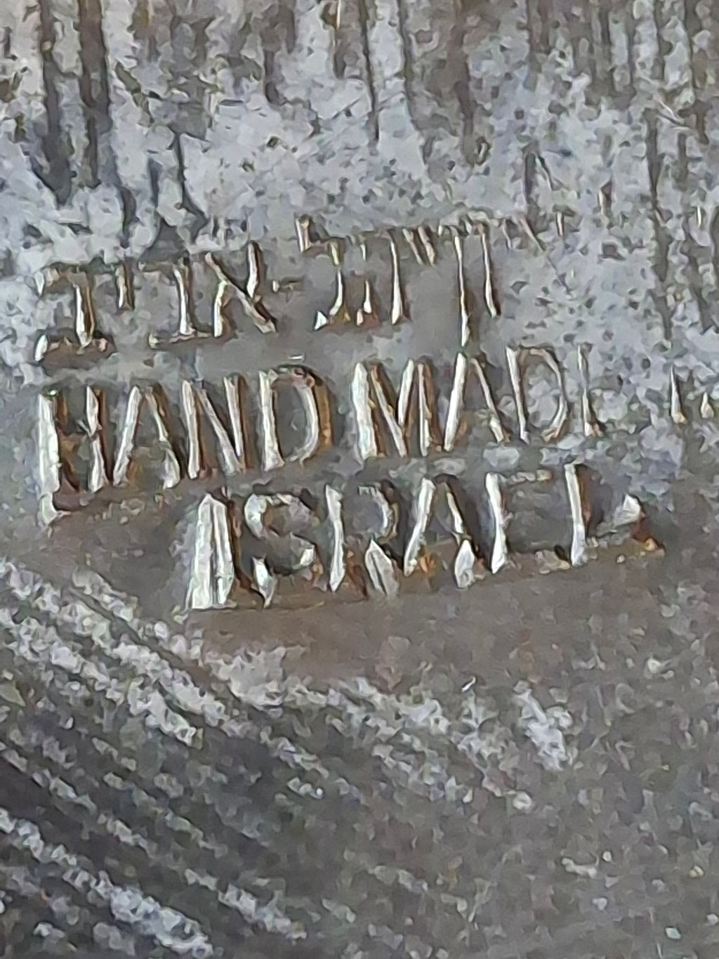Vintage Tzel Tzion Tel Aviv Israeli Brass Wall Plate - Maccabiah Runner Torch Star of David - Mid-Century Judaica 12.75"