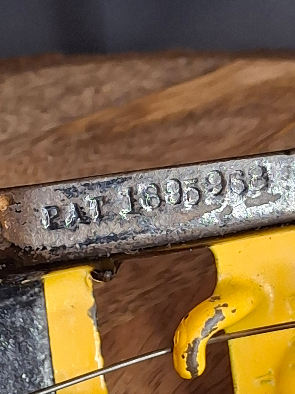 Rare 6" Deluxe Size Hubley Take-a-Part Roadster Yellow & Black Cast Iron 1933