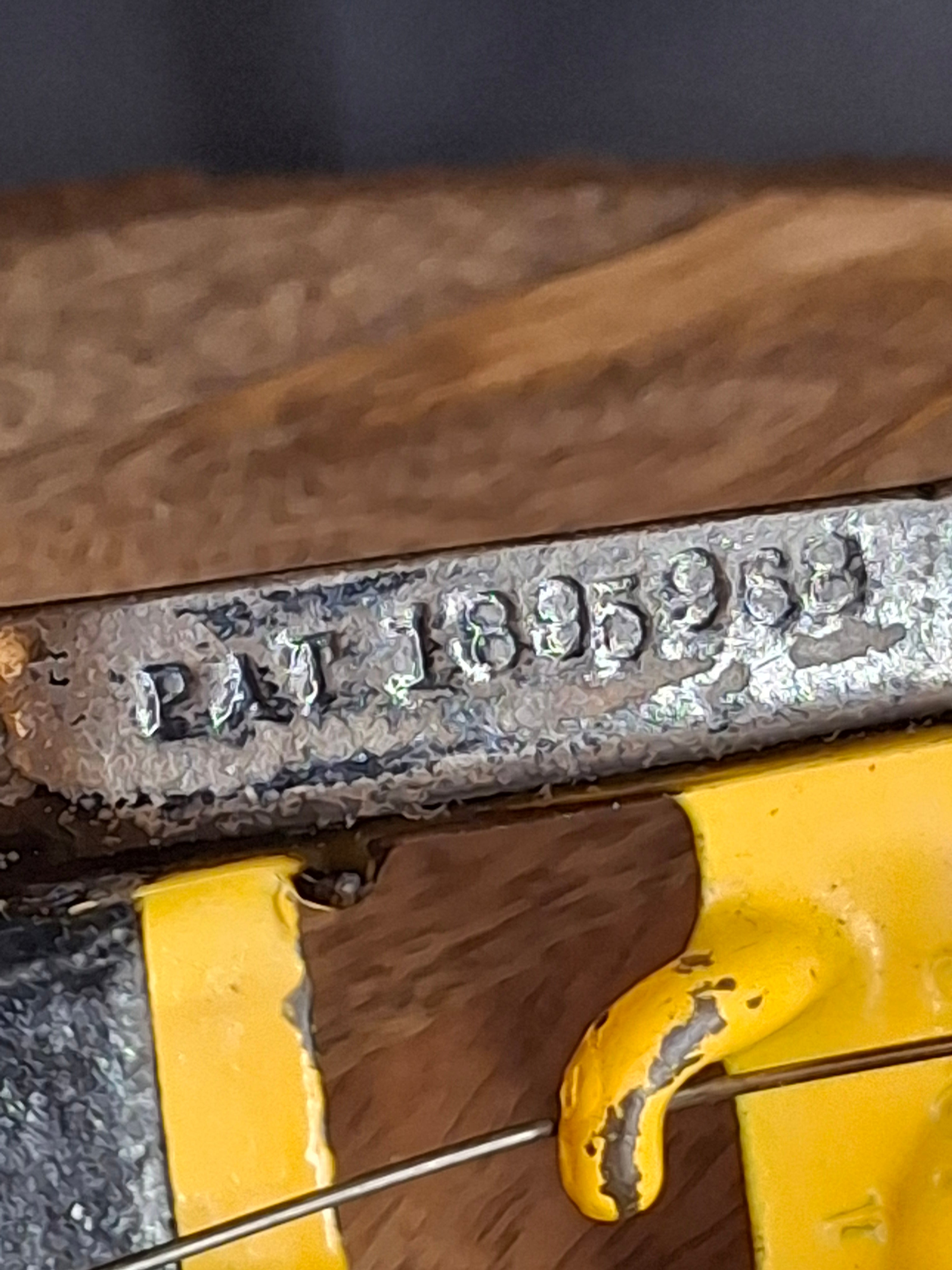 Rare 6" Deluxe Size Hubley Take-a-Part Roadster Yellow & Black Cast Iron 1933