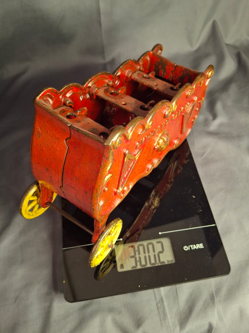 Antique Kenton Overland Circus Band Wagon Cast Iron Toy Original Paint Prewar