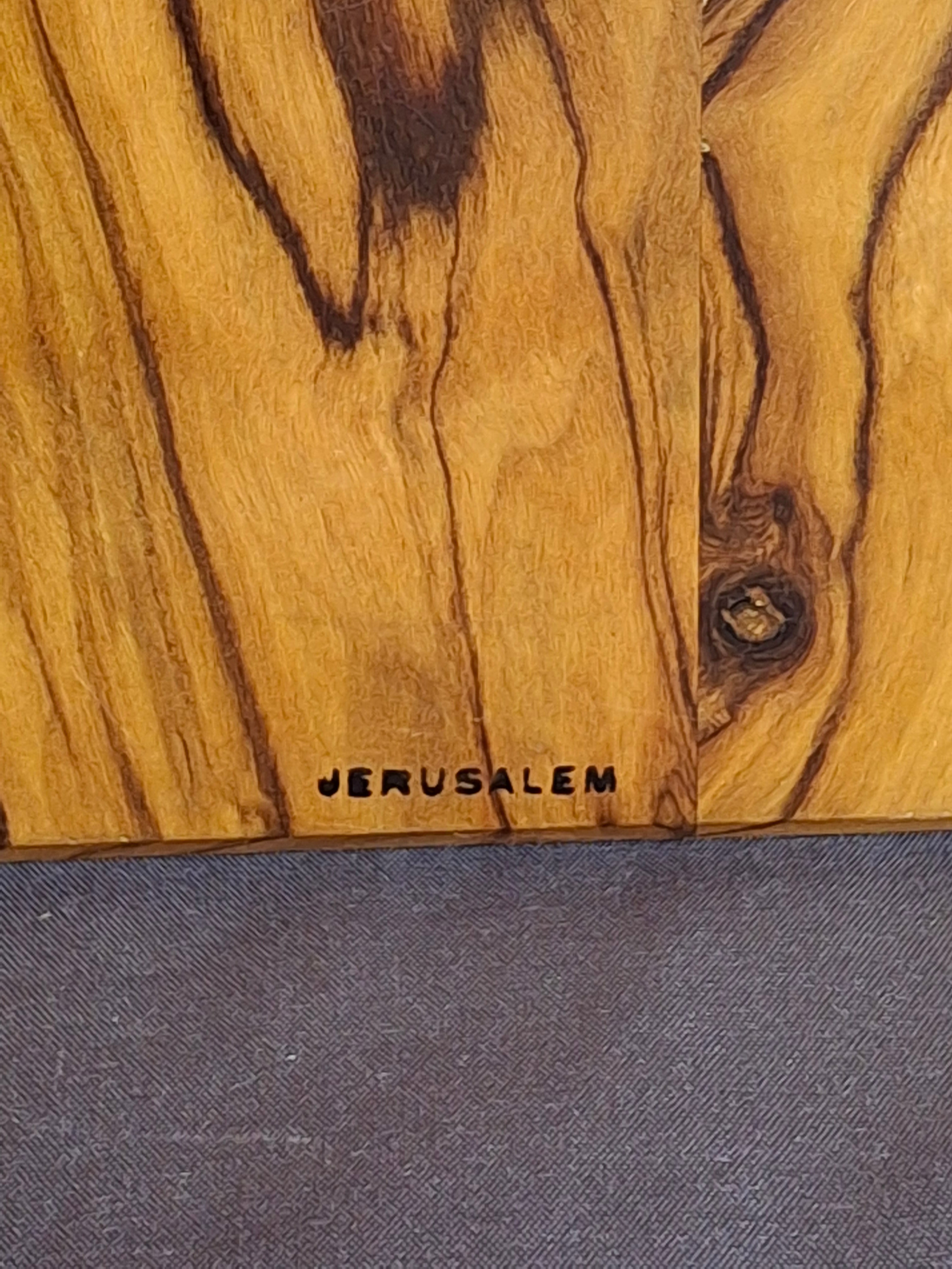 Antique Bezalel Olive Wood Passover Haggadah 1930 1st Edition Nahum Gutman Omanut Art