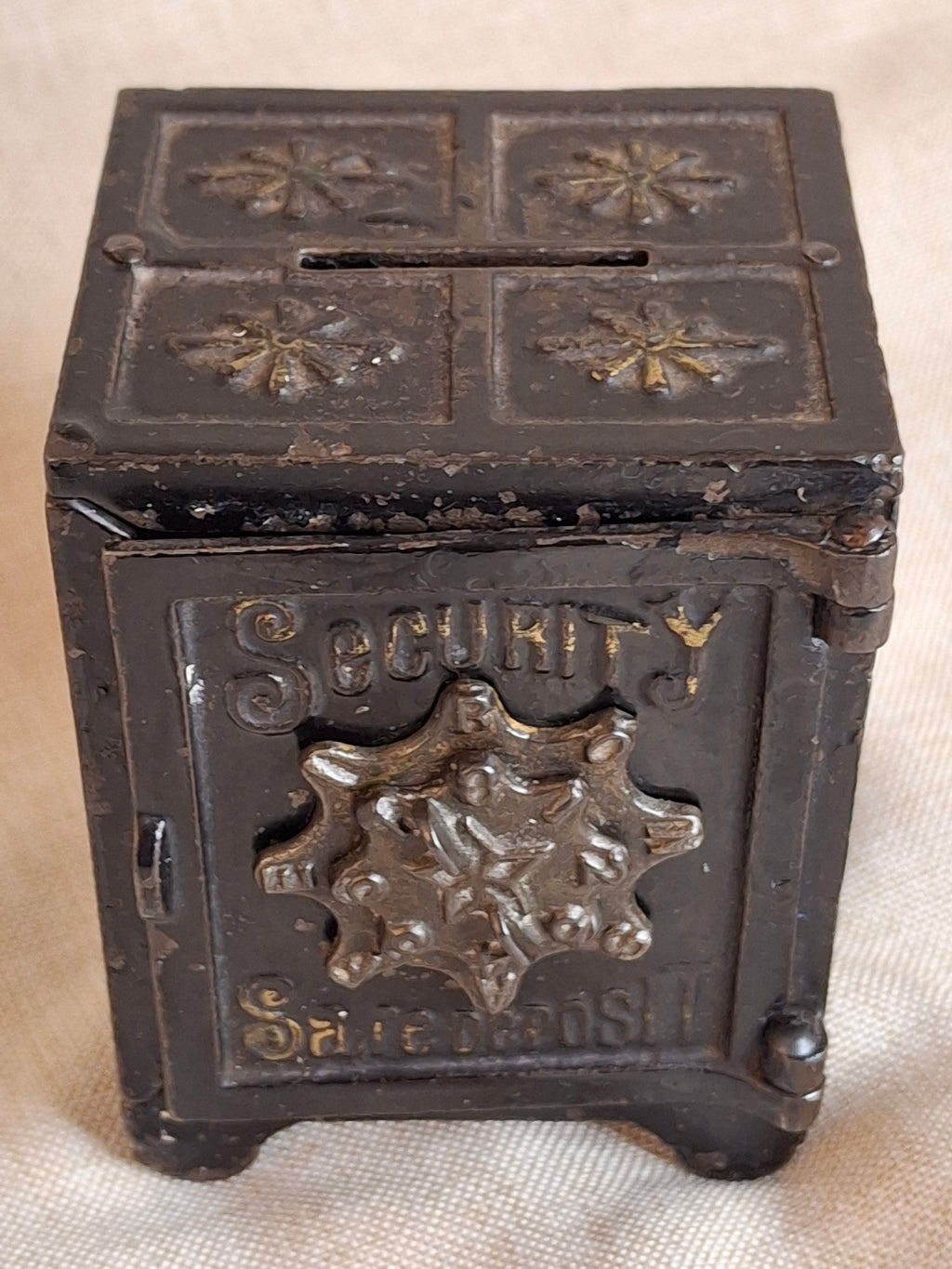 Antique Kyser & Rex Cast Iron Still Safe Bank Security Safe Deposit Working Lock Pat 1887 4"