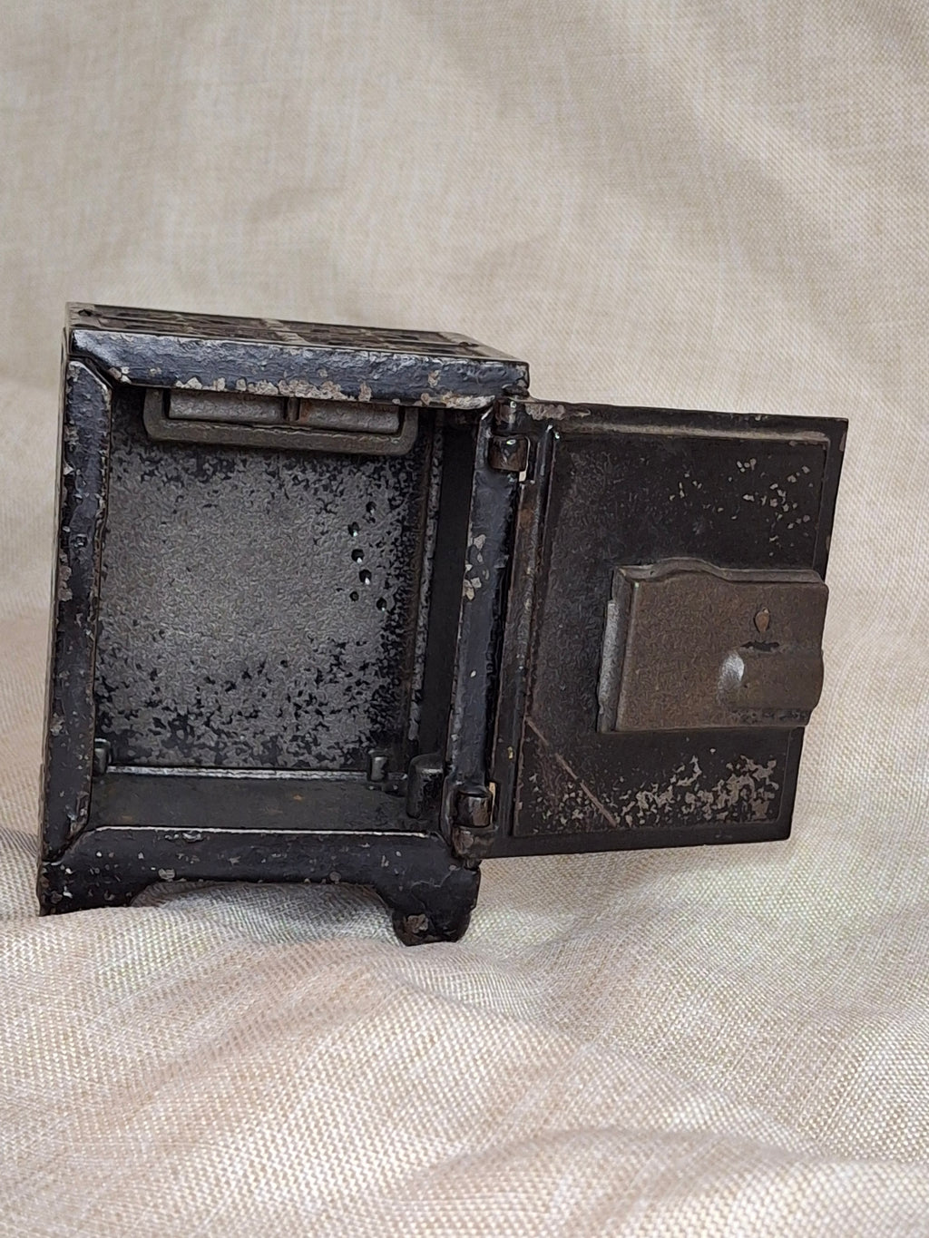 Antique Kyser & Rex Cast Iron Still Safe Bank Security Safe Deposit Working Lock Pat 1887 4"