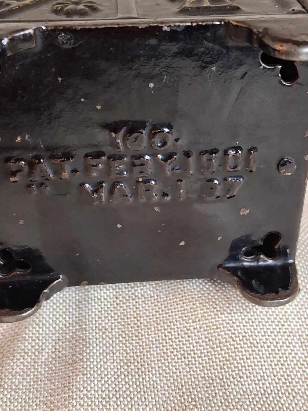 Antique Kyser & Rex Cast Iron Still Safe Bank Security Safe Deposit Working Lock Pat 1887 4"