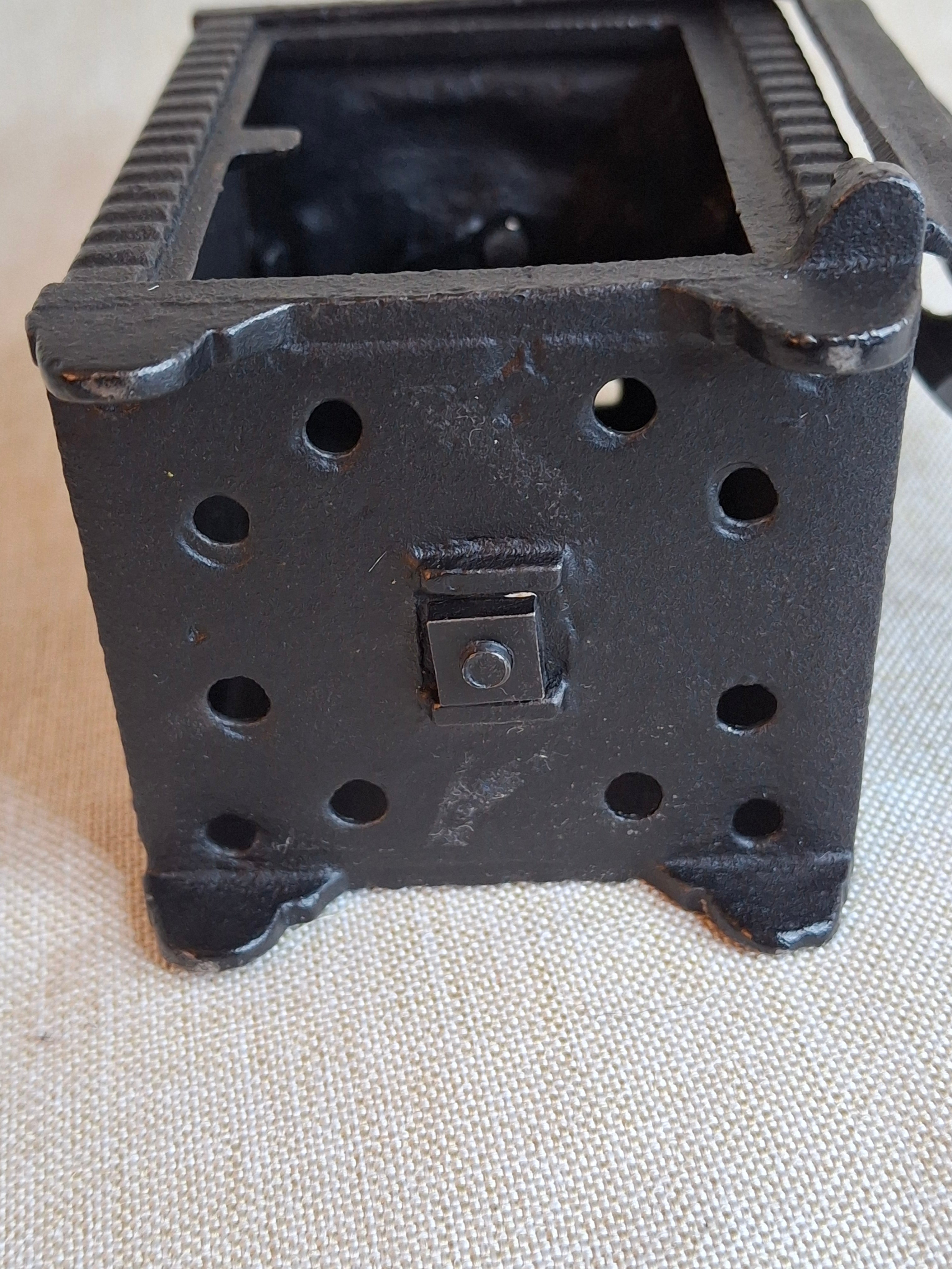 Antique Kenton Toys Cast Iron "Angel" Safe Still Bank 1911 Boy Dog Combination