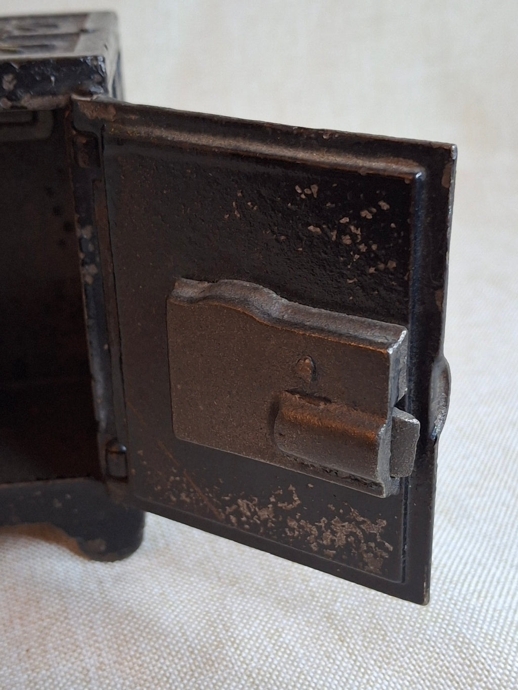Antique Kyser & Rex Cast Iron Still Safe Bank Security Safe Deposit Working Lock Pat 1887 4"