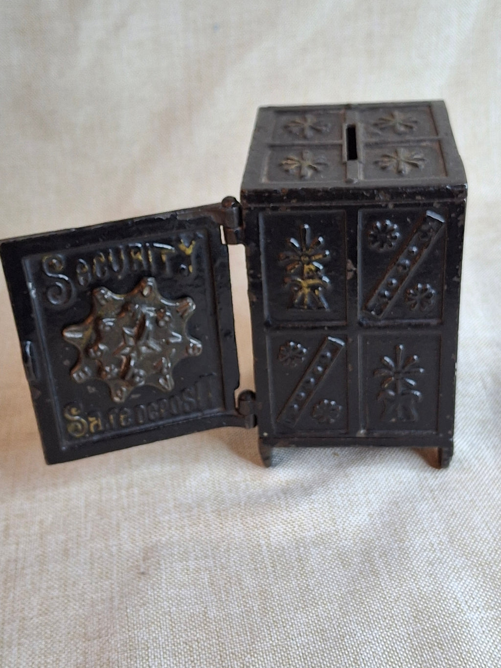 Antique Kyser & Rex Cast Iron Still Safe Bank Security Safe Deposit Working Lock Pat 1887 4"