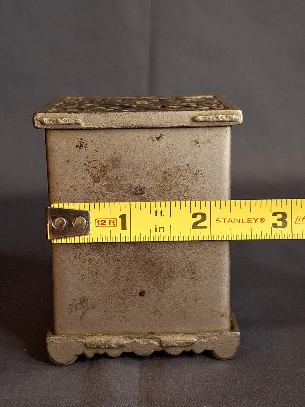 Antique Kenton Brand Union Bank Cast Iron Safe Still Coin Bank, Circa 1910