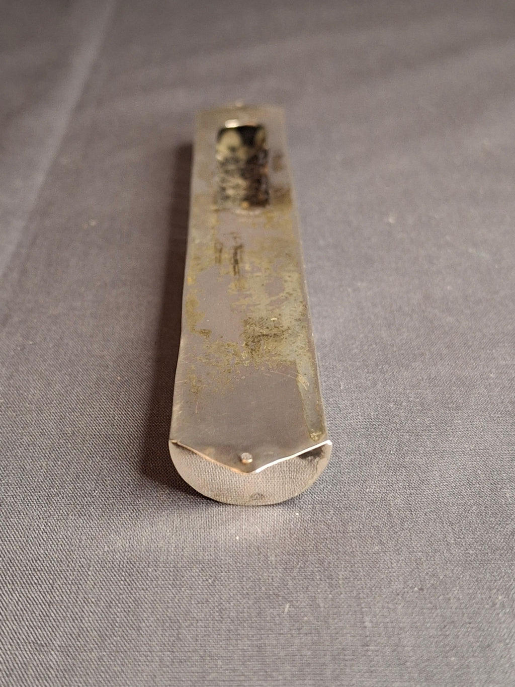 Vintage Bezalel Israel Sterling Silver Filigree Mezuzah Case 925 Judaica 5.25"