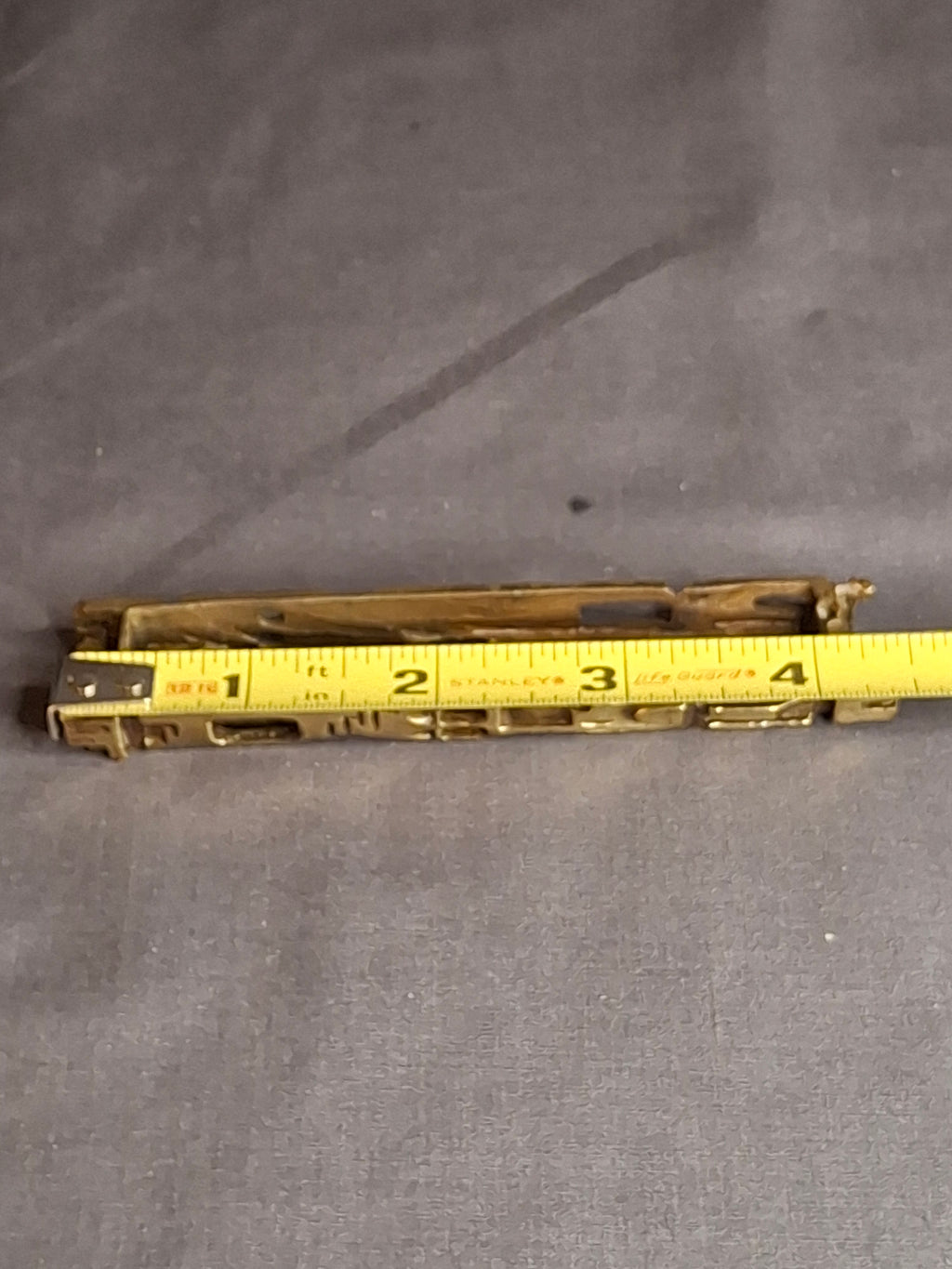 Signed Yavad Israel Bronze Mezuzah Case - Brutalist Mid-Century Modernist Art