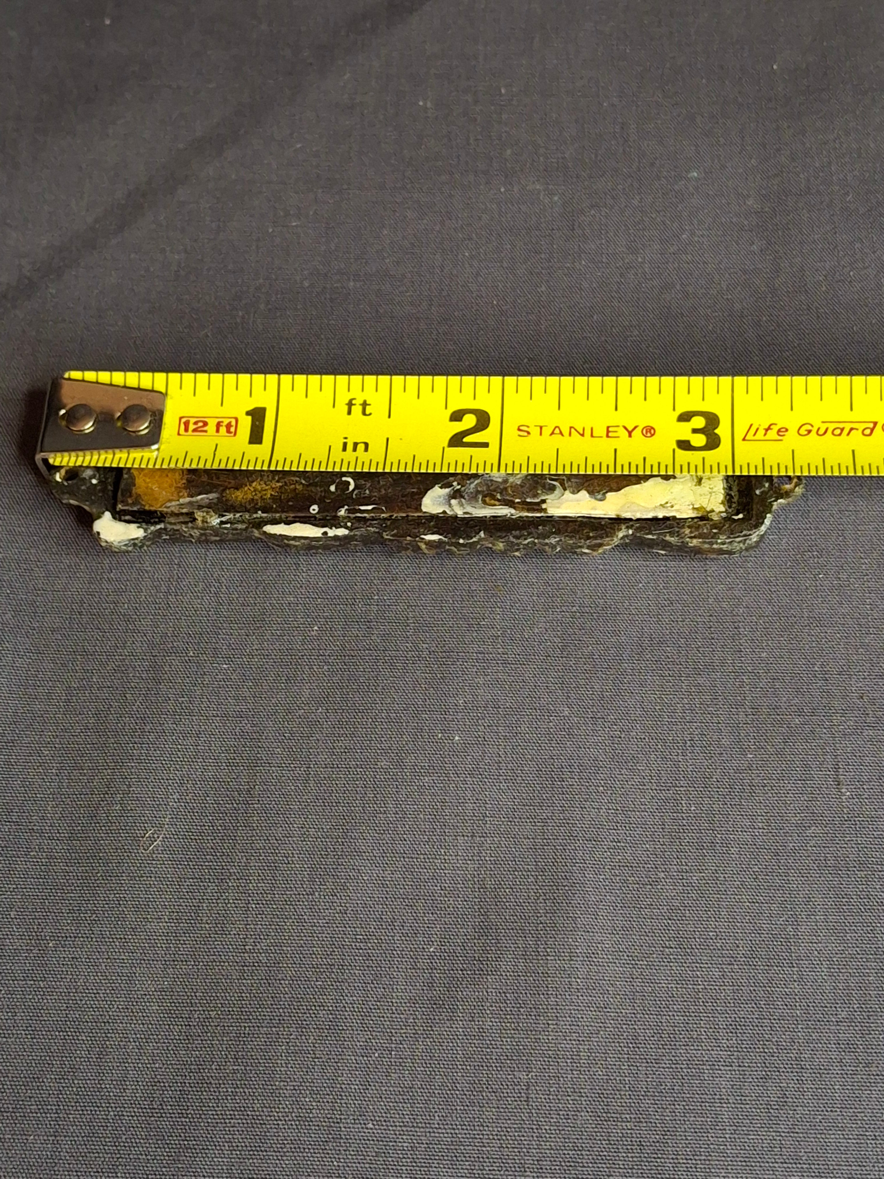 Vintage Ornate Brass Mezuzah Case - Shin Dalet Yud & Star of David - 3.25"