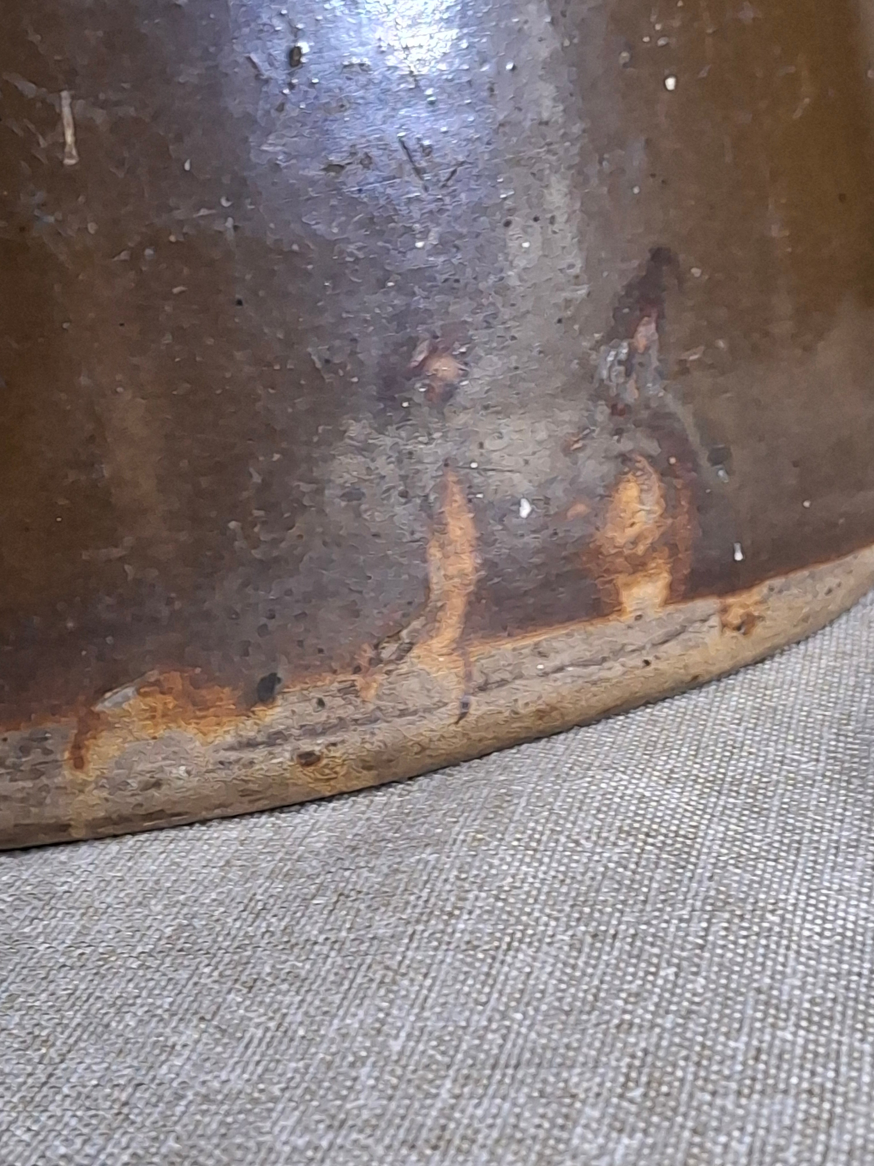 Antique Albany Slip Stoneware Jug 19th C Merchant Tag Formosa Oolong Tea Suffield CT
