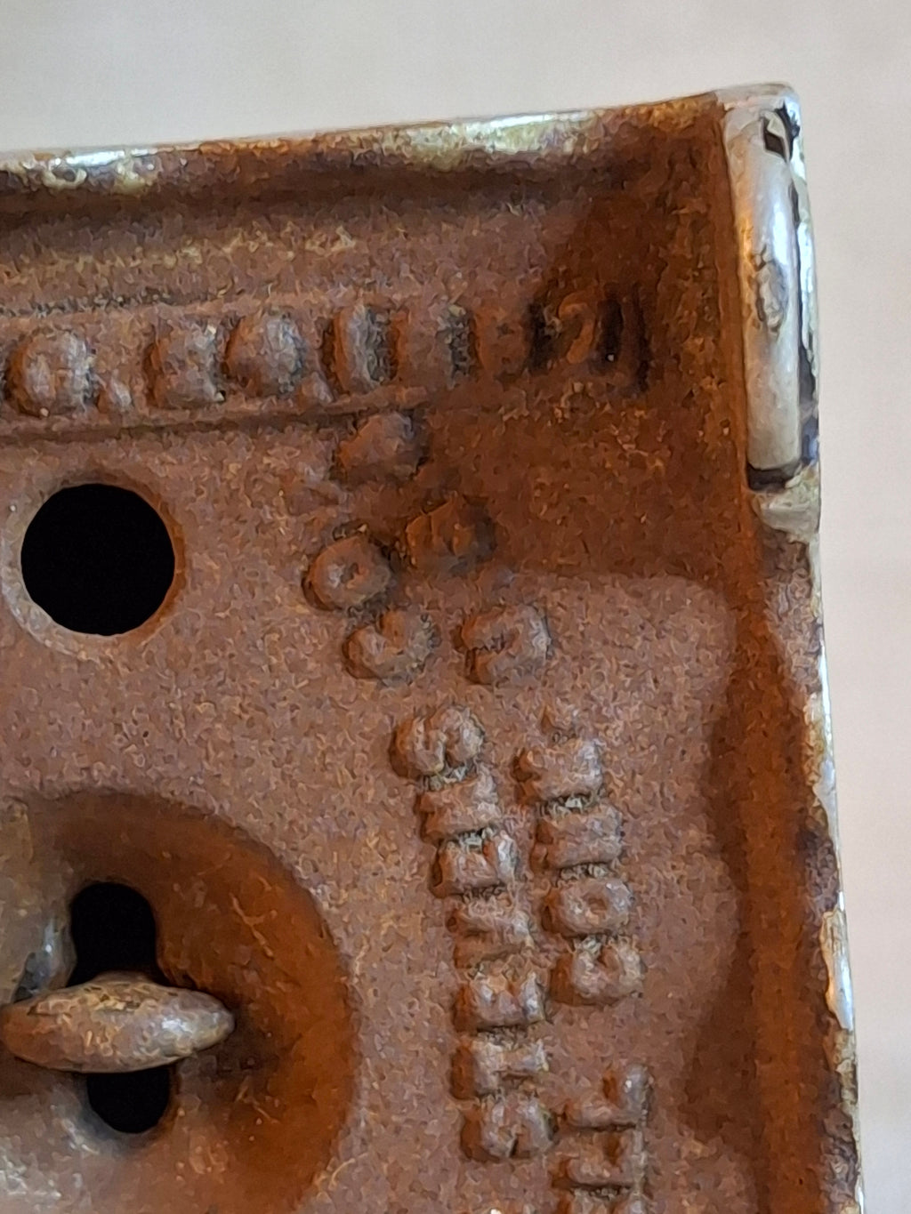 Antique J. & E. Stevens "Key Lock Safe" No. 50 Cast Iron Bank - Pat. 1897
