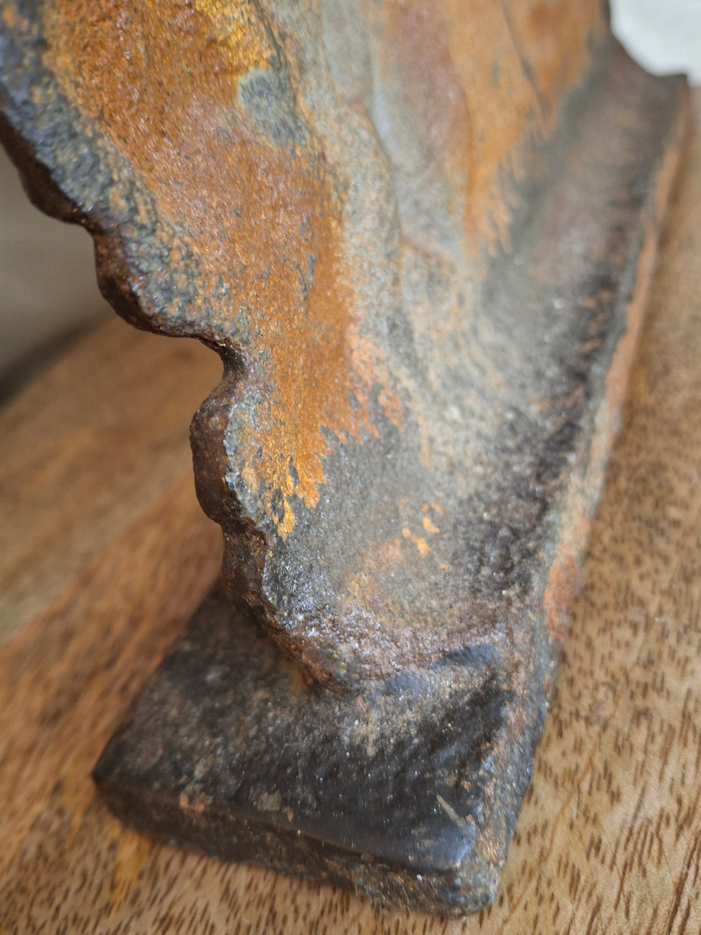 Antique Cast Iron Rebecca at the Well Doorstop Biblical Figural Original Paint