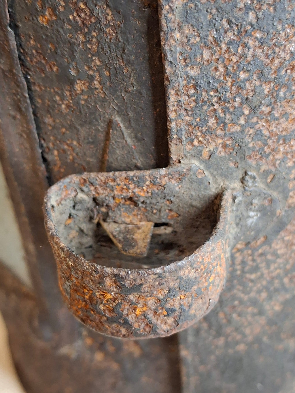 Antique 19th Century Sheet Iron Candle Lantern with Original Glass | Primitive Barn Lighting
