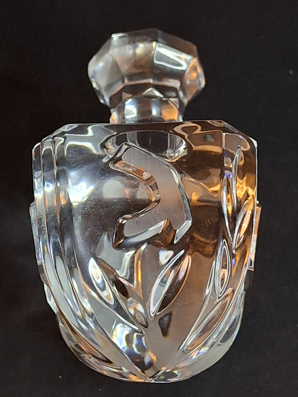 Rosenthal Classic 24% Lead Crystal Dreidel Judaica 3.5" Hand Cut with Original Box Germany