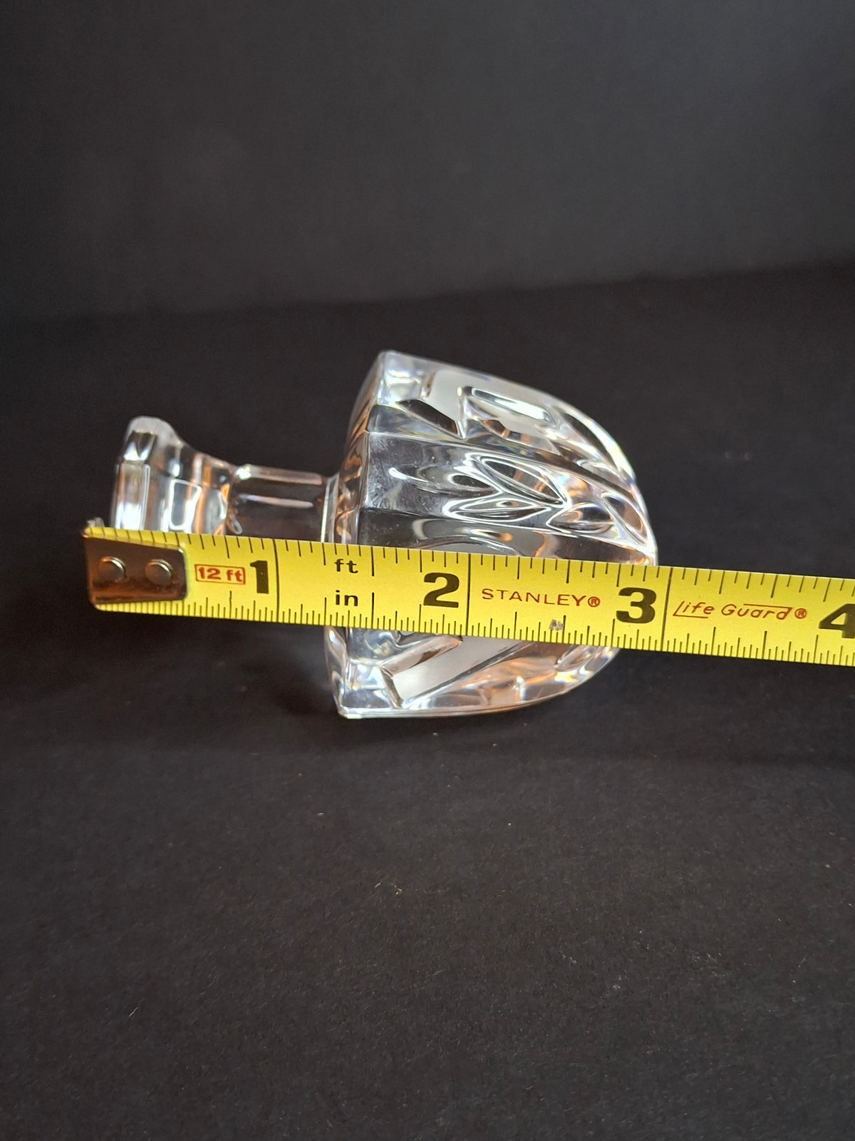 Rosenthal Classic 24% Lead Crystal Dreidel Judaica 3.5" Hand Cut with Original Box Germany
