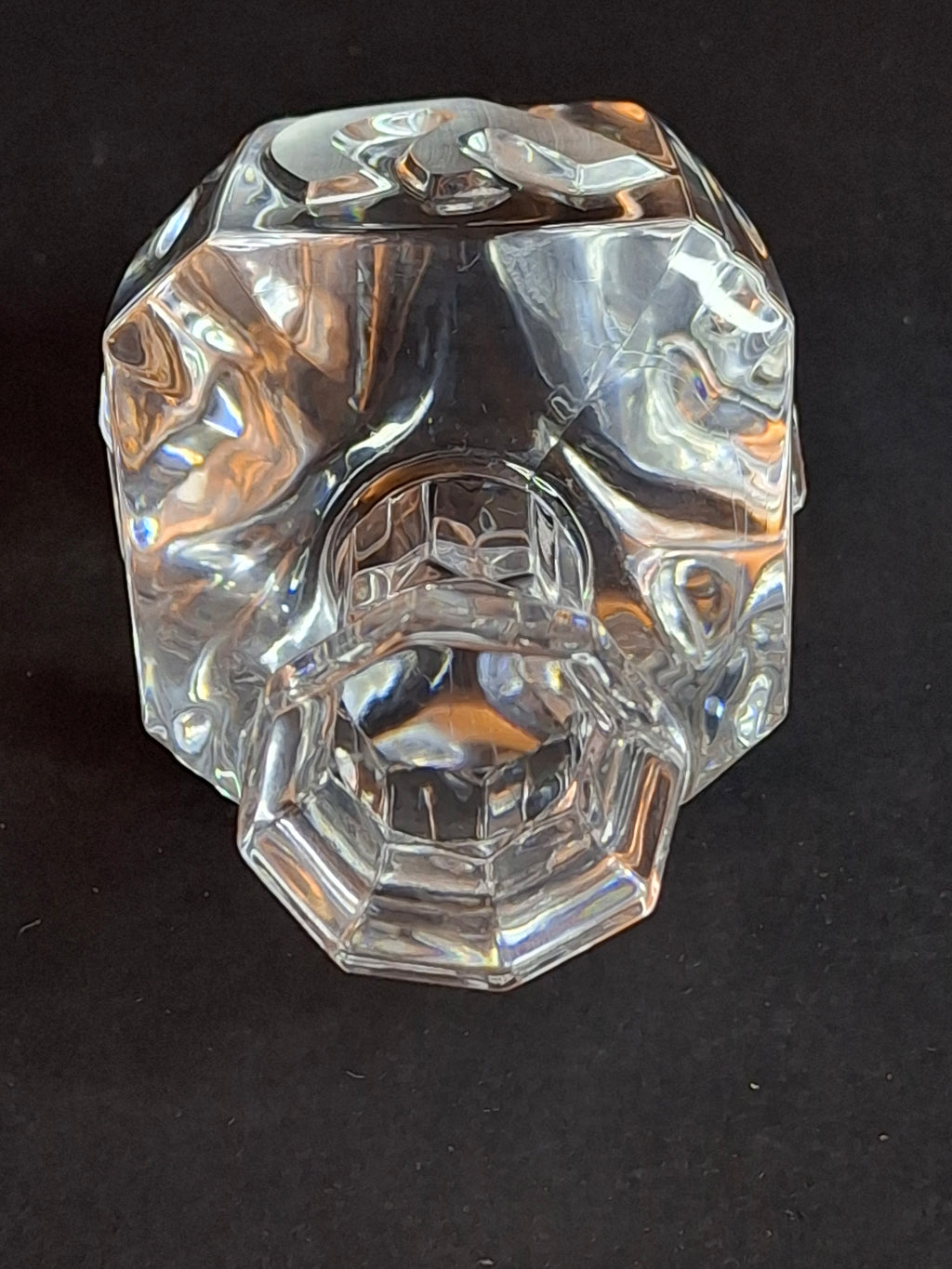 Rosenthal Classic 24% Lead Crystal Dreidel Judaica 3.5" Hand Cut with Original Box Germany