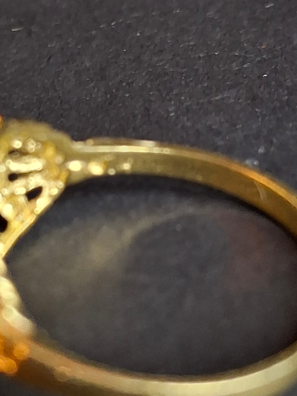 Vintage Sterling Silver 925 Gold Tone Chai Ring Size 7.5 Jewish Life Symbol Jewelry